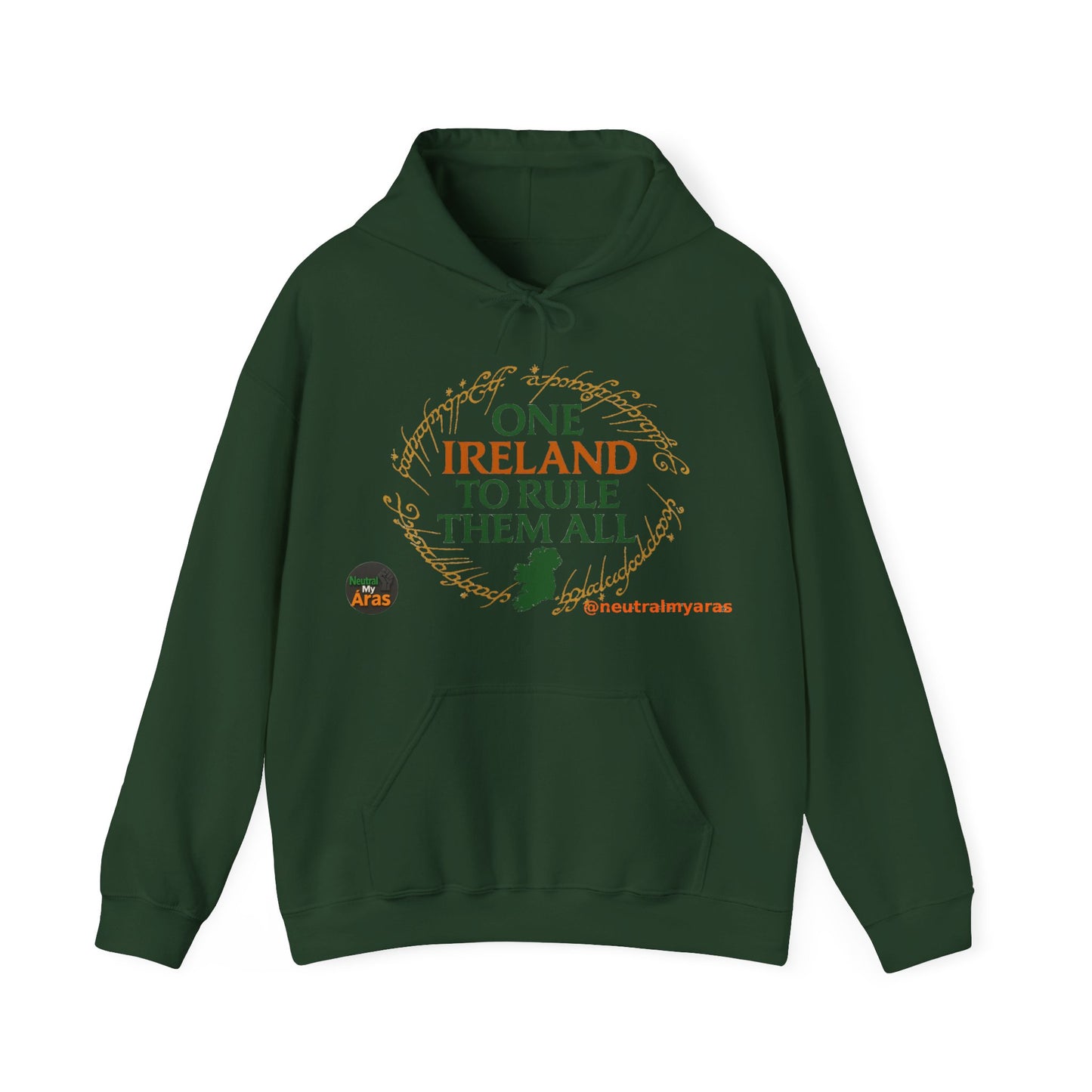 Hoodie "ONE IRELAND TO RULE THEM ALL" – Wear the Legend, Live the Dream