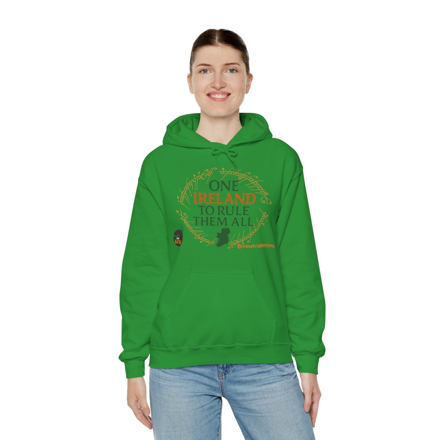 Hoodie "ONE IRELAND TO RULE THEM ALL" – Wear the Legend, Live the Dream