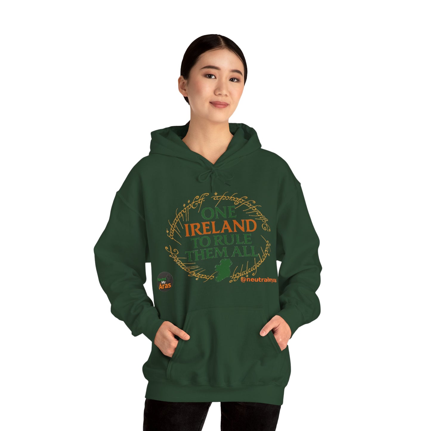Hoodie "ONE IRELAND TO RULE THEM ALL" – Wear the Legend, Live the Dream