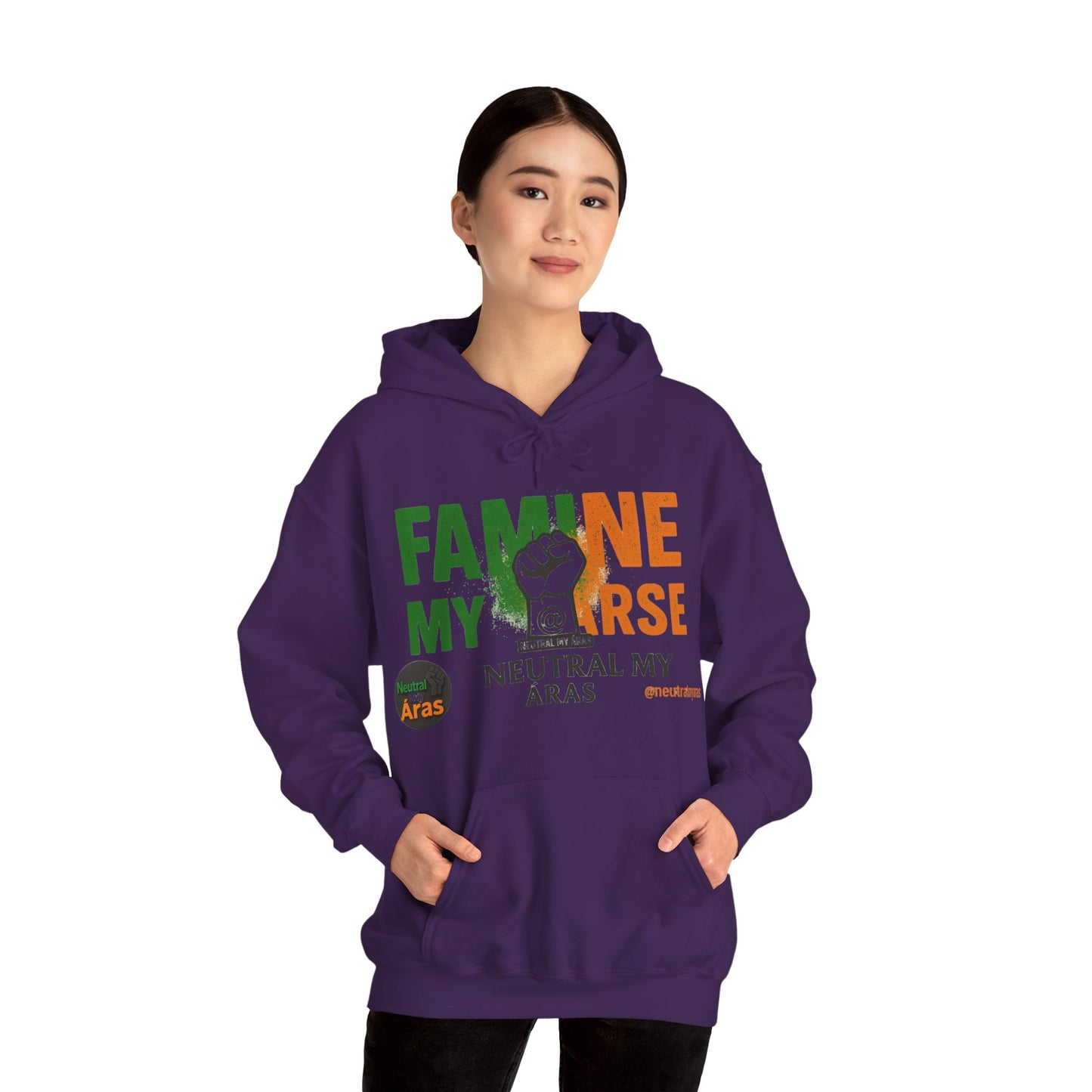 "FAMINE MY ARSE" – The Hoodie That Speaks Truth, and a Bit of Cheek