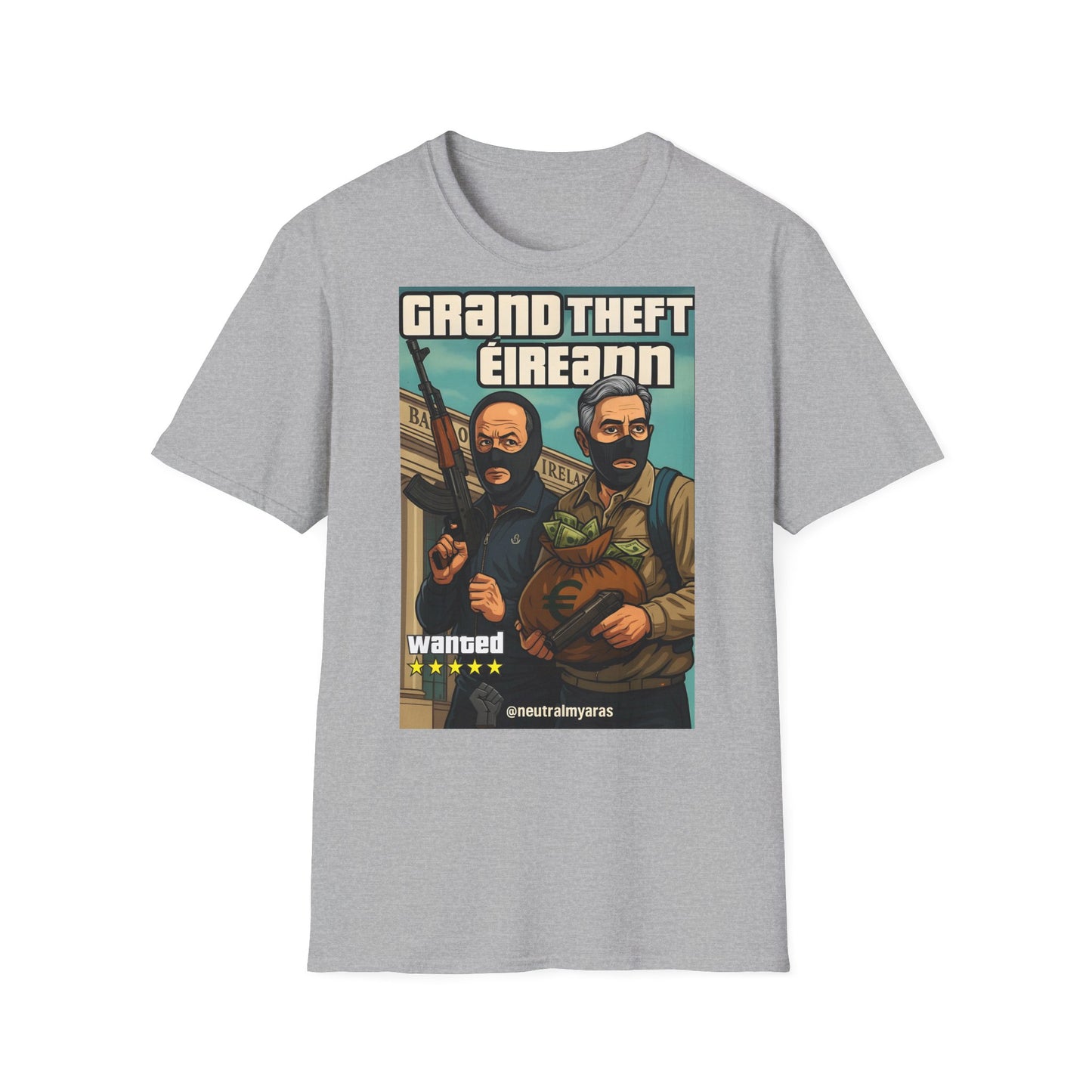 🔥 🚨 GRAND THEFT ÉIREANN 🚨 T-SHIRT ☘️