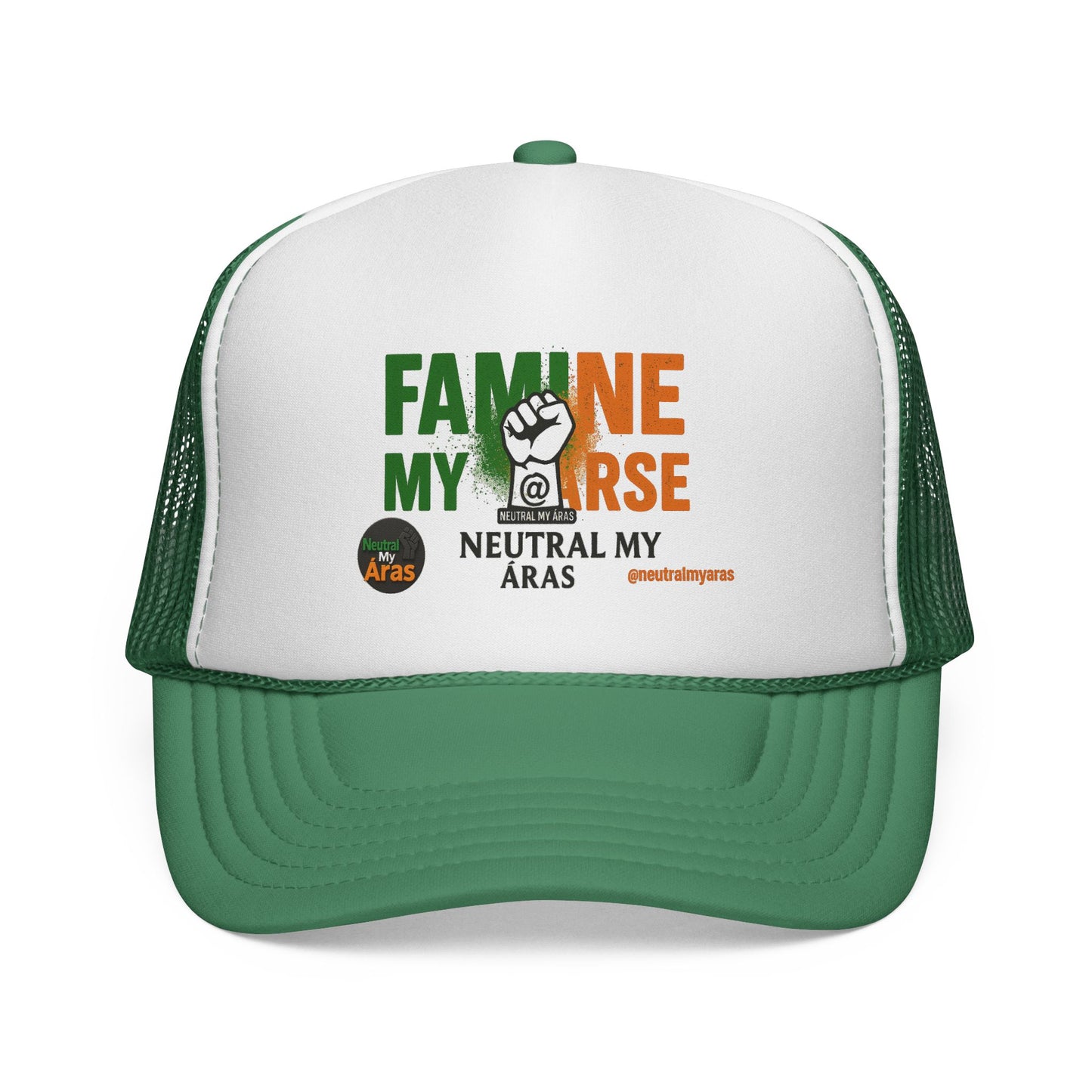 🧢 FAMINE MY ARSE – Trucker Hat