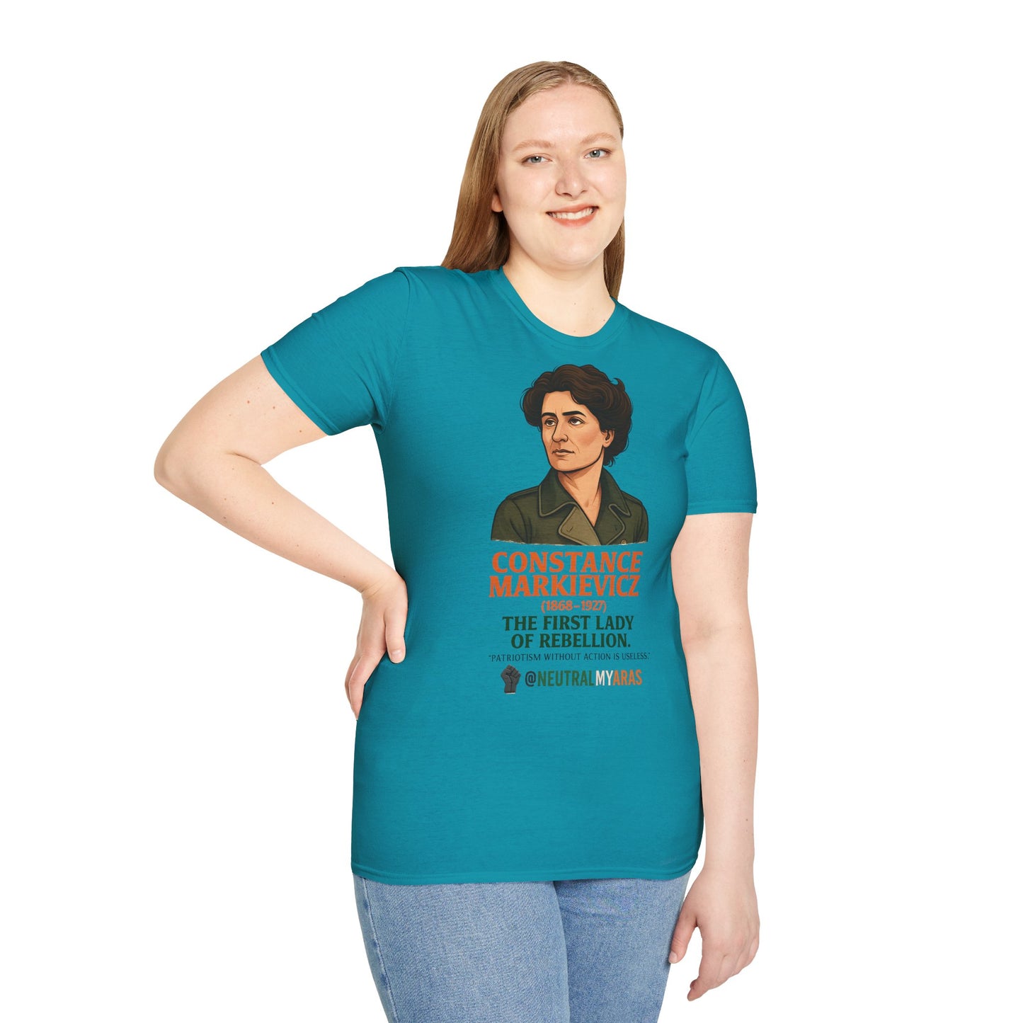 🇮🇪 Constance Markievicz T-Shirt – The First Lady of Rebellion 🇮🇪 Tee