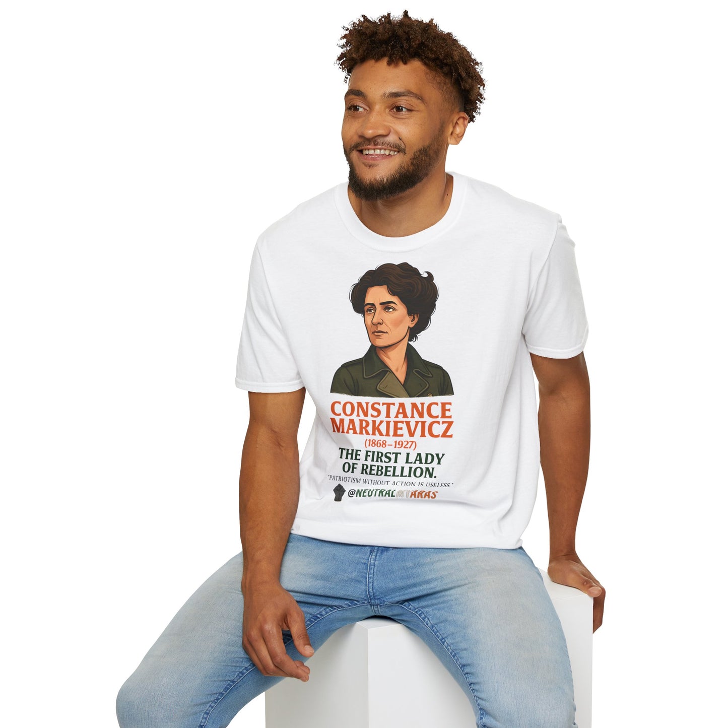 🇮🇪 Constance Markievicz T-Shirt – The First Lady of Rebellion 🇮🇪 Tee