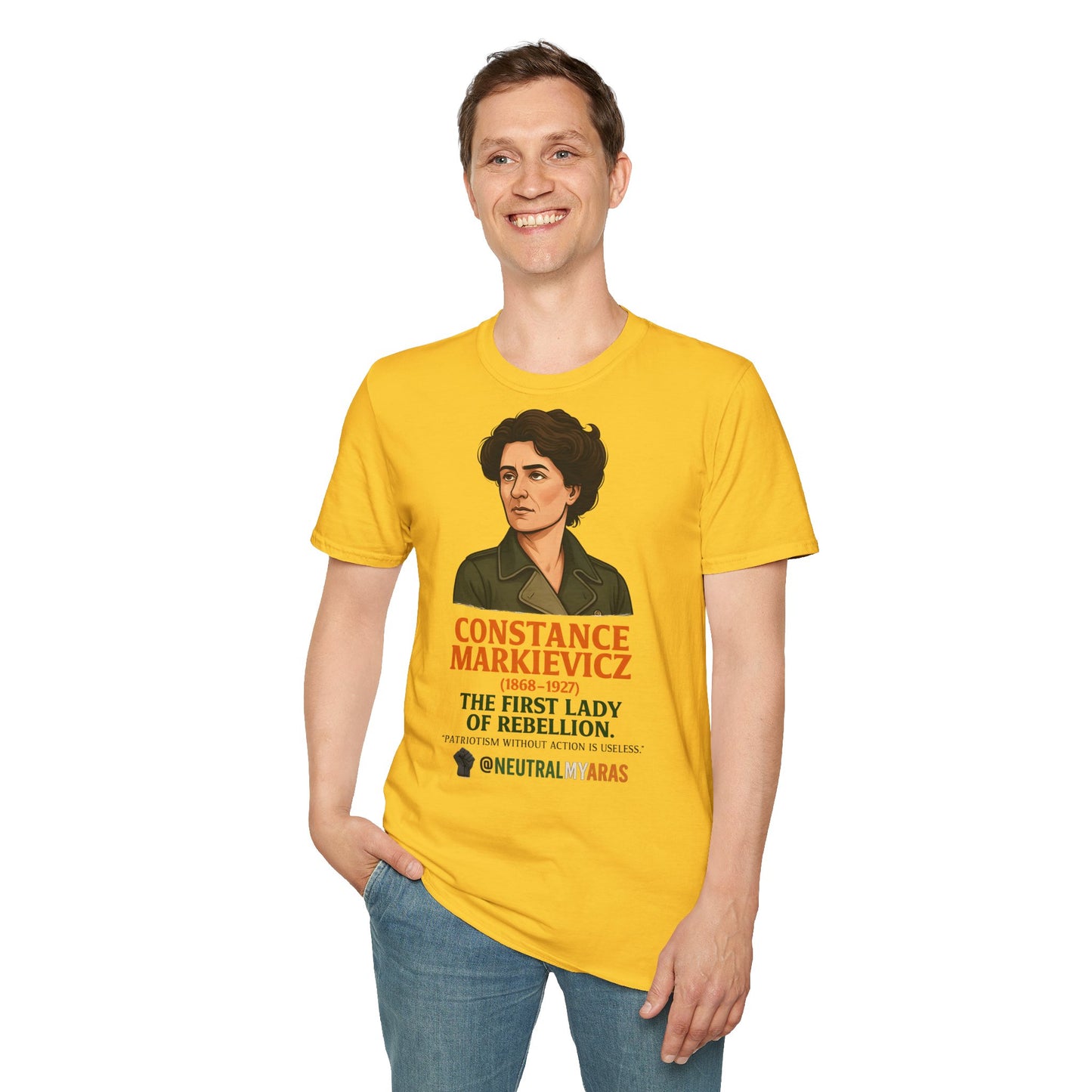 🇮🇪 Constance Markievicz T-Shirt – The First Lady of Rebellion 🇮🇪 Tee