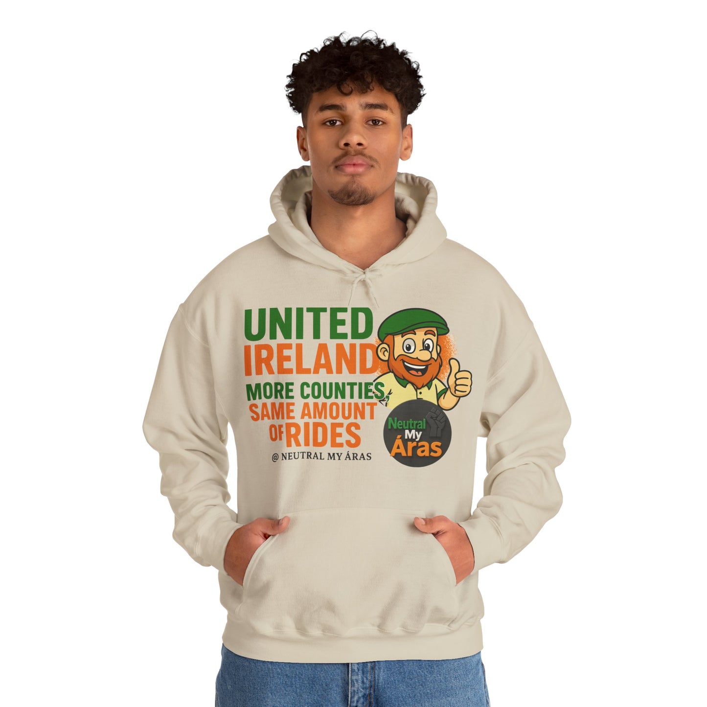 "UNITED IRELAND – MORE COUNTIES, SAME AMOUNT OF RIDES" – The Only Thing That’s Changing is the Territory - United Ireland Graphic Hoodie