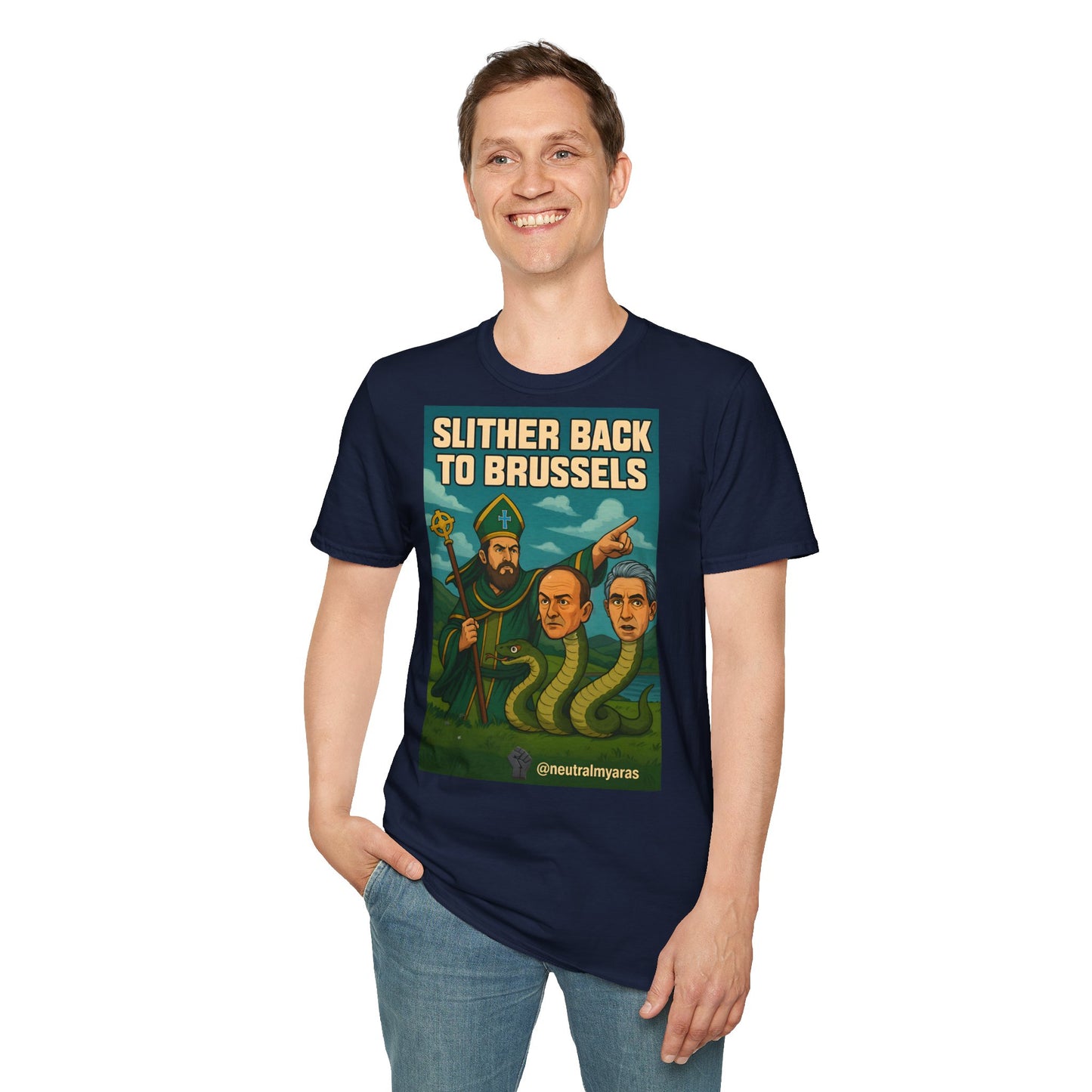 Slither Back to Brussels – St. Patrick vs. The Snakes Tee
