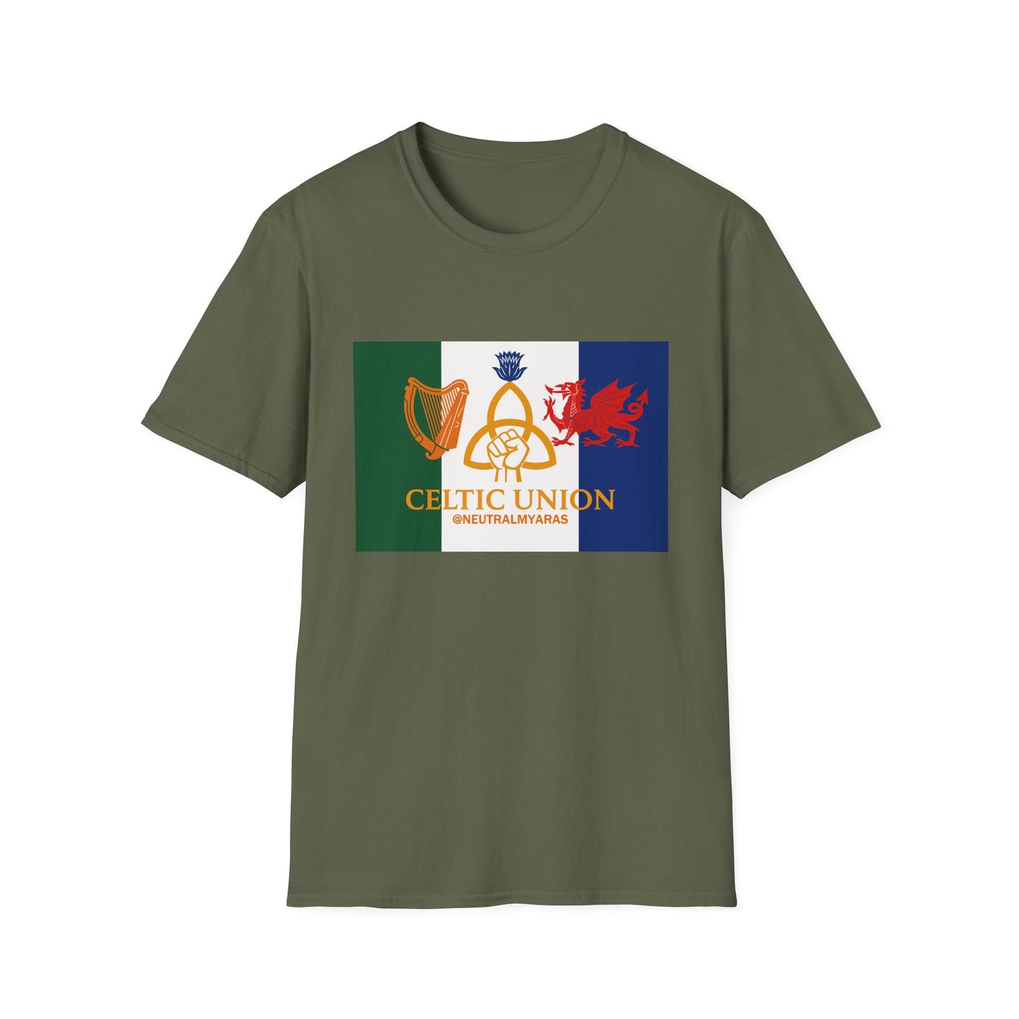 🔥 CELTIC UNION FLAG T-SHIRT ☘️