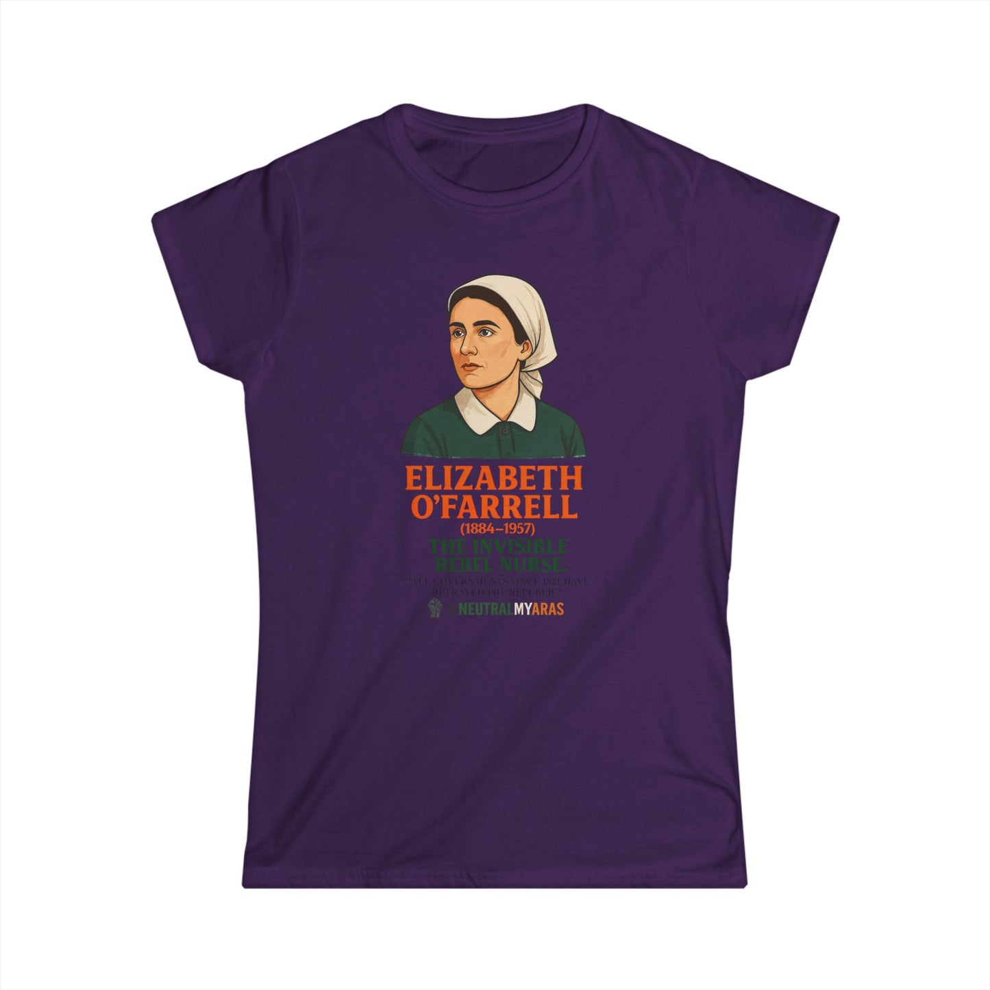 Elizabeth O'Farrell - The Invisible Rebel Nurse - Women's Softstyle Tee