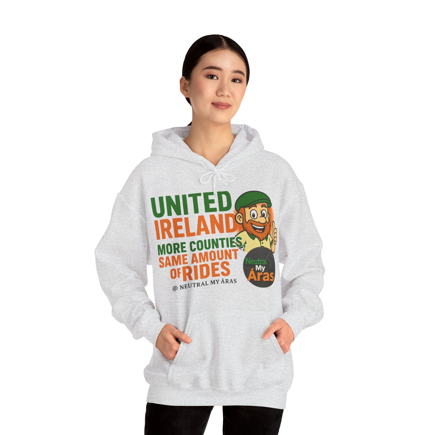 "UNITED IRELAND – MORE COUNTIES, SAME AMOUNT OF RIDES" – The Only Thing That’s Changing is the Territory - United Ireland Graphic Hoodie