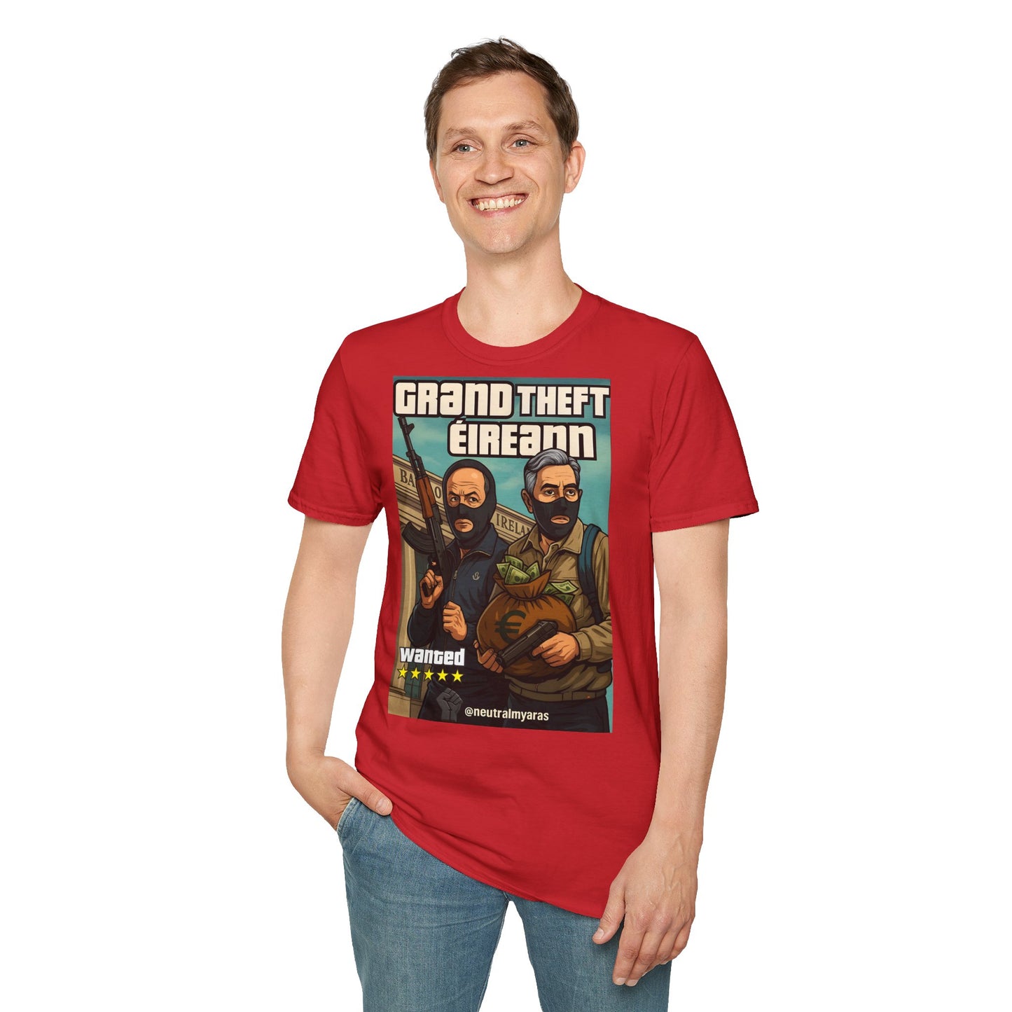🔥 🚨 GRAND THEFT ÉIREANN 🚨 T-SHIRT ☘️