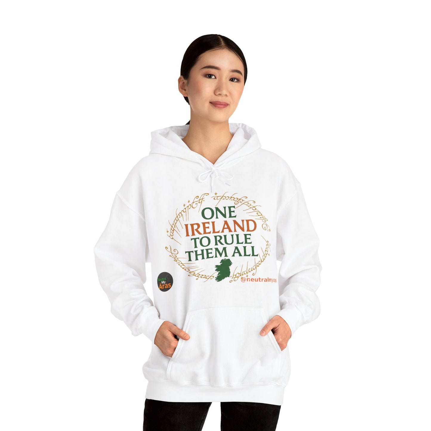 Hoodie "ONE IRELAND TO RULE THEM ALL" – Wear the Legend, Live the Dream