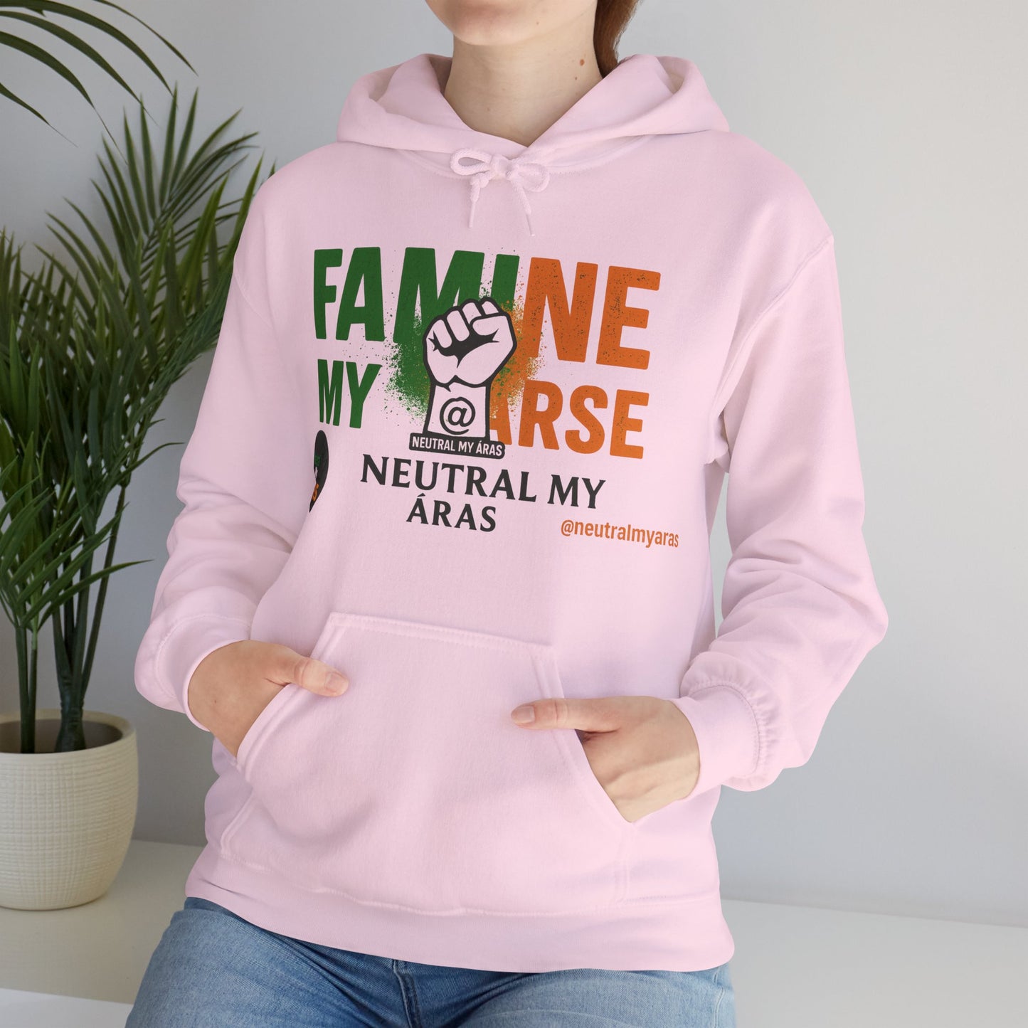 "FAMINE MY ARSE" – The Hoodie That Speaks Truth, and a Bit of Cheek