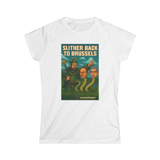 Slither Back to Brussels – St. Patrick vs. The Snakes Woman's Softstyle Tee