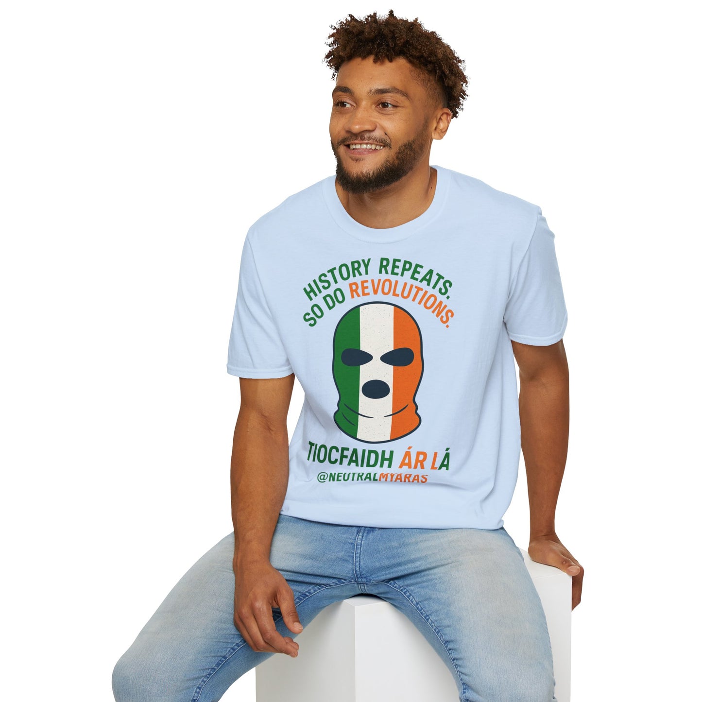 🔥 HISTORY REPEATS, SO DO REVOLUTIONS – TIOCFHAIDH ÁR LÁ T-SHIRT ☘️
