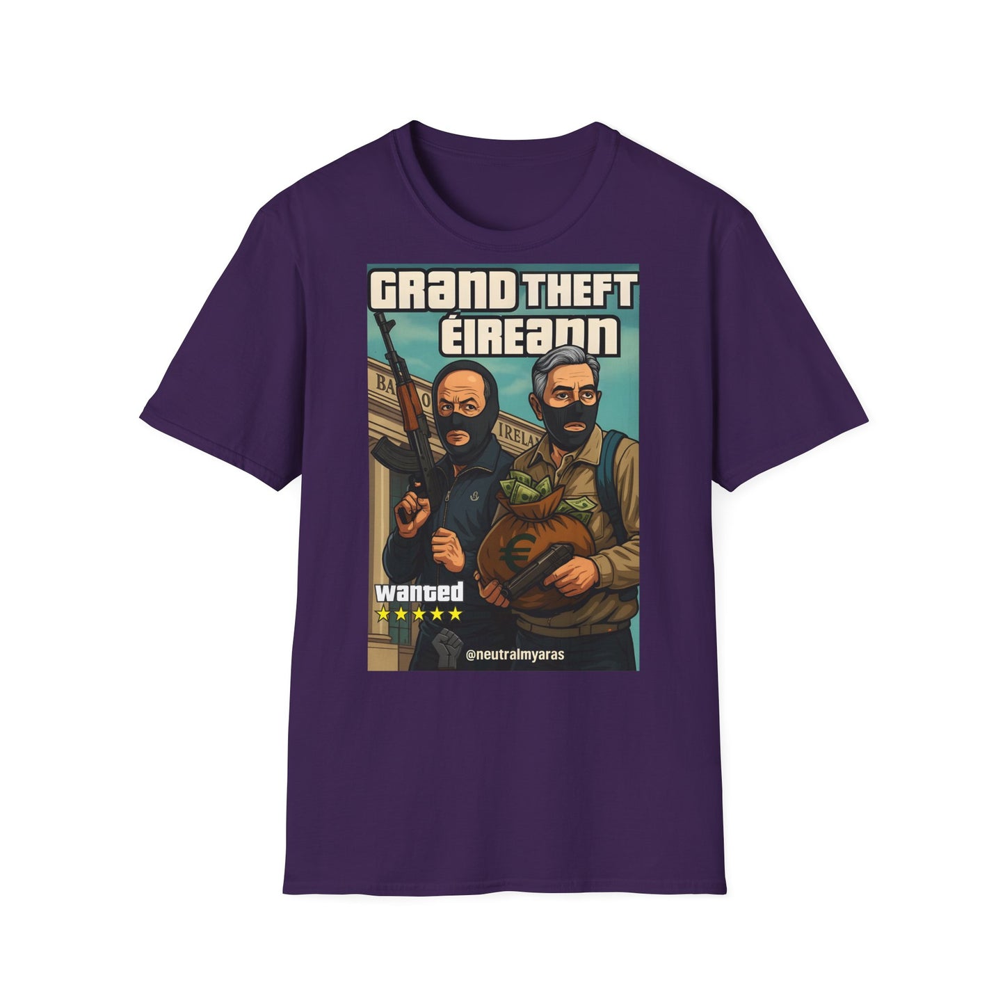 🔥 🚨 GRAND THEFT ÉIREANN 🚨 T-SHIRT ☘️