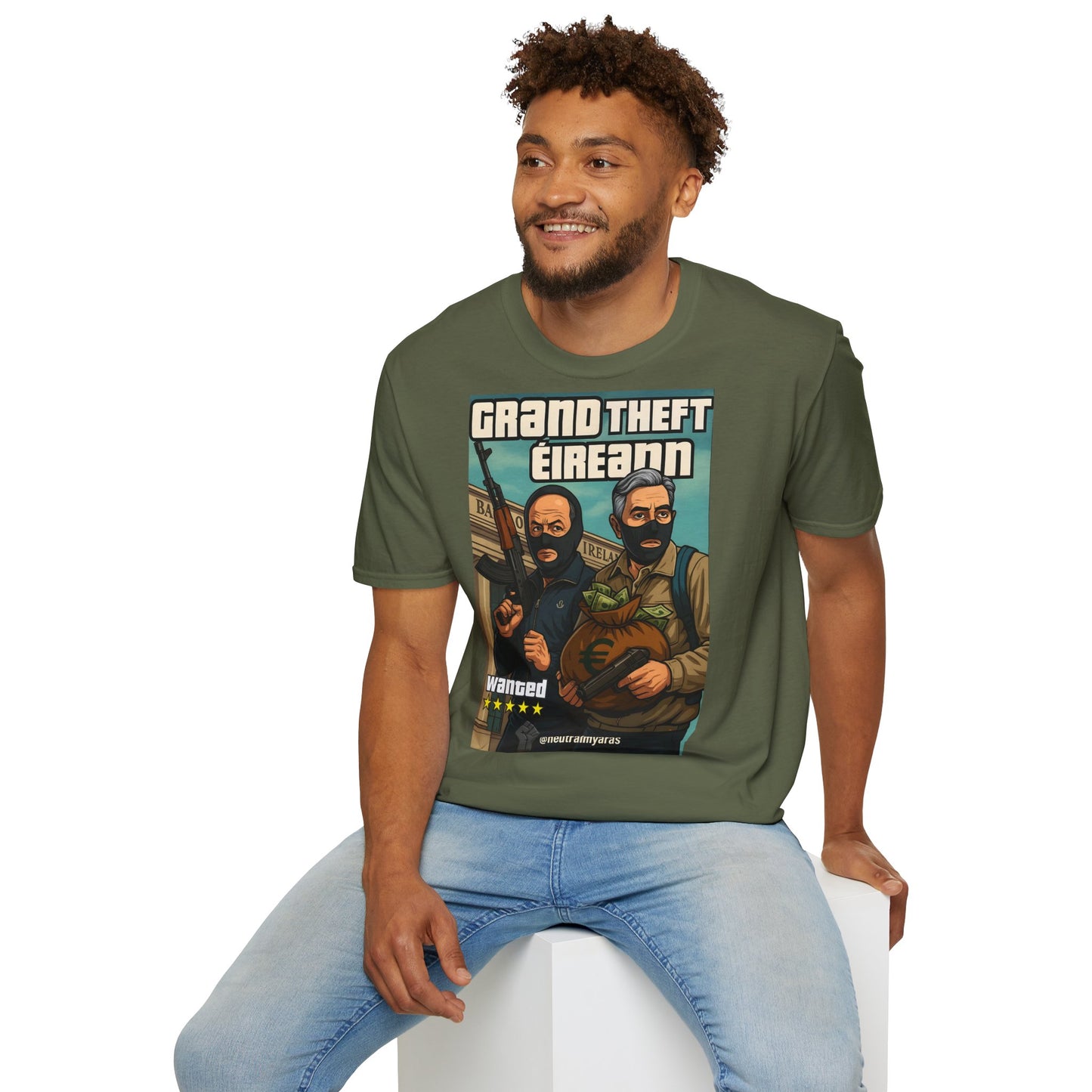 🔥 🚨 GRAND THEFT ÉIREANN 🚨 T-SHIRT ☘️