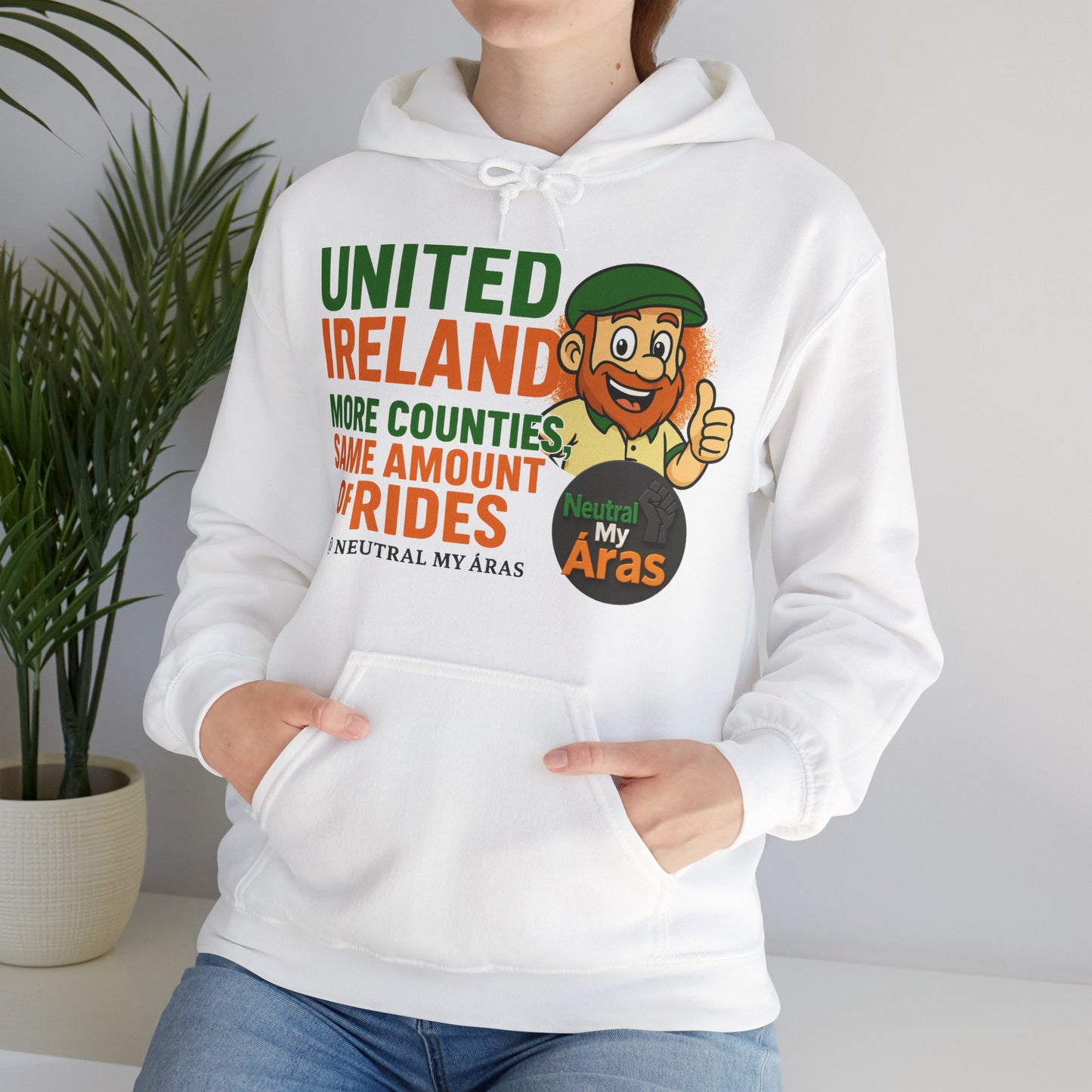 "UNITED IRELAND – MORE COUNTIES, SAME AMOUNT OF RIDES" – The Only Thing That’s Changing is the Territory - United Ireland Graphic Hoodie