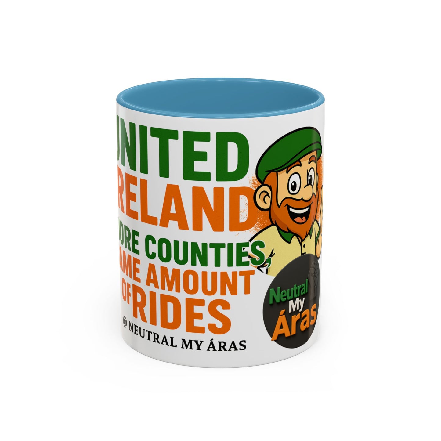 Copy of ☕ United Ireland Mug – "More Counties, Same Amount of Rides" Luck Of The Irish Coffee Mug, St. Patrick's Day Gift, Irish Pride Mug, Fun Irish Decor, Unique Coffee Cup