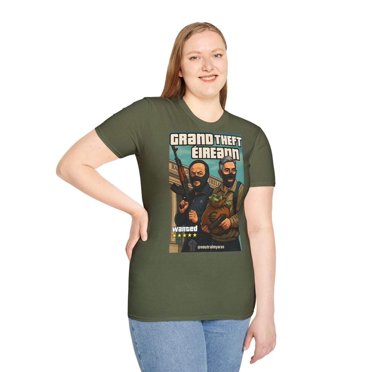 🔥 🚨 GRAND THEFT ÉIREANN 🚨 T-SHIRT ☘️