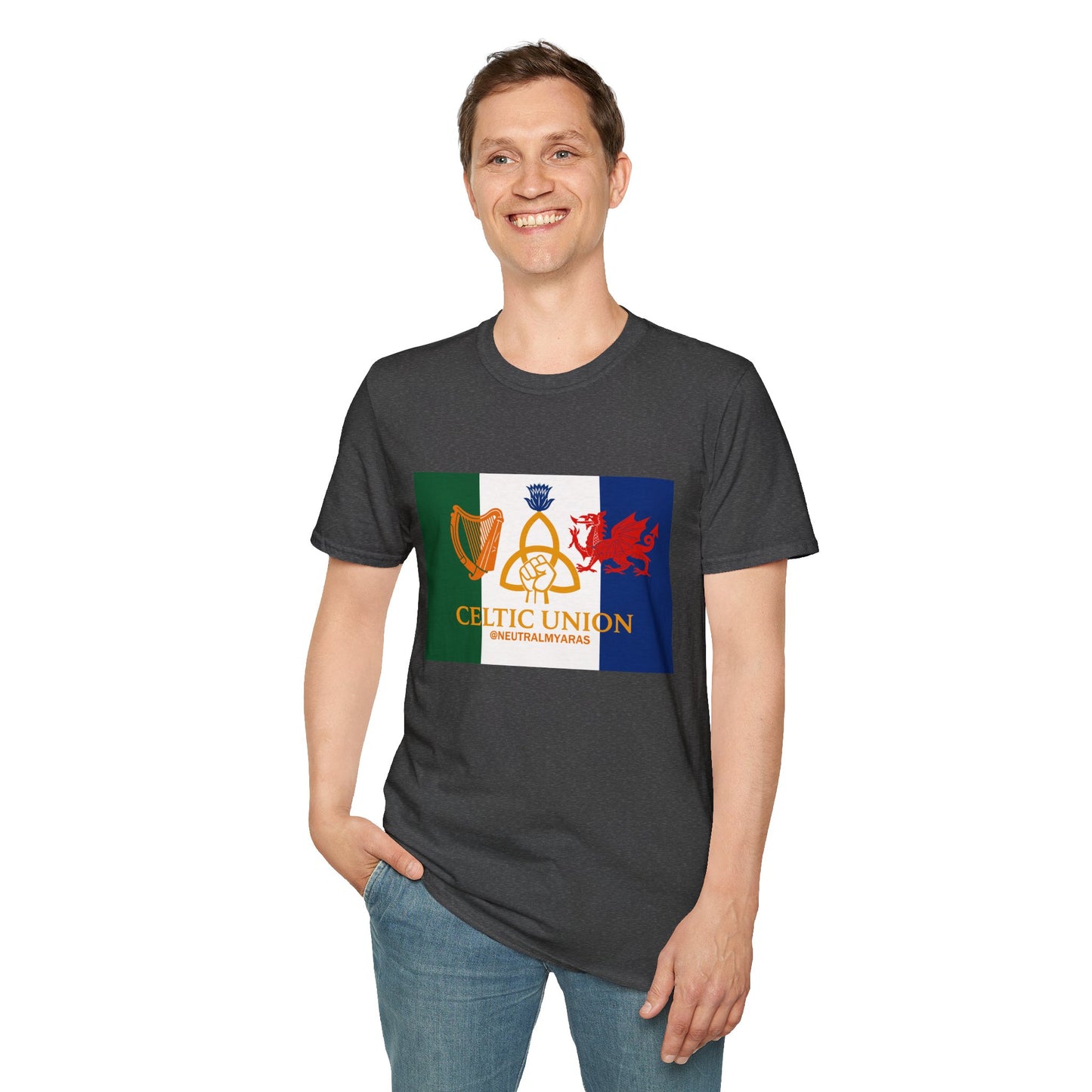 🔥 CELTIC UNION FLAG T-SHIRT ☘️