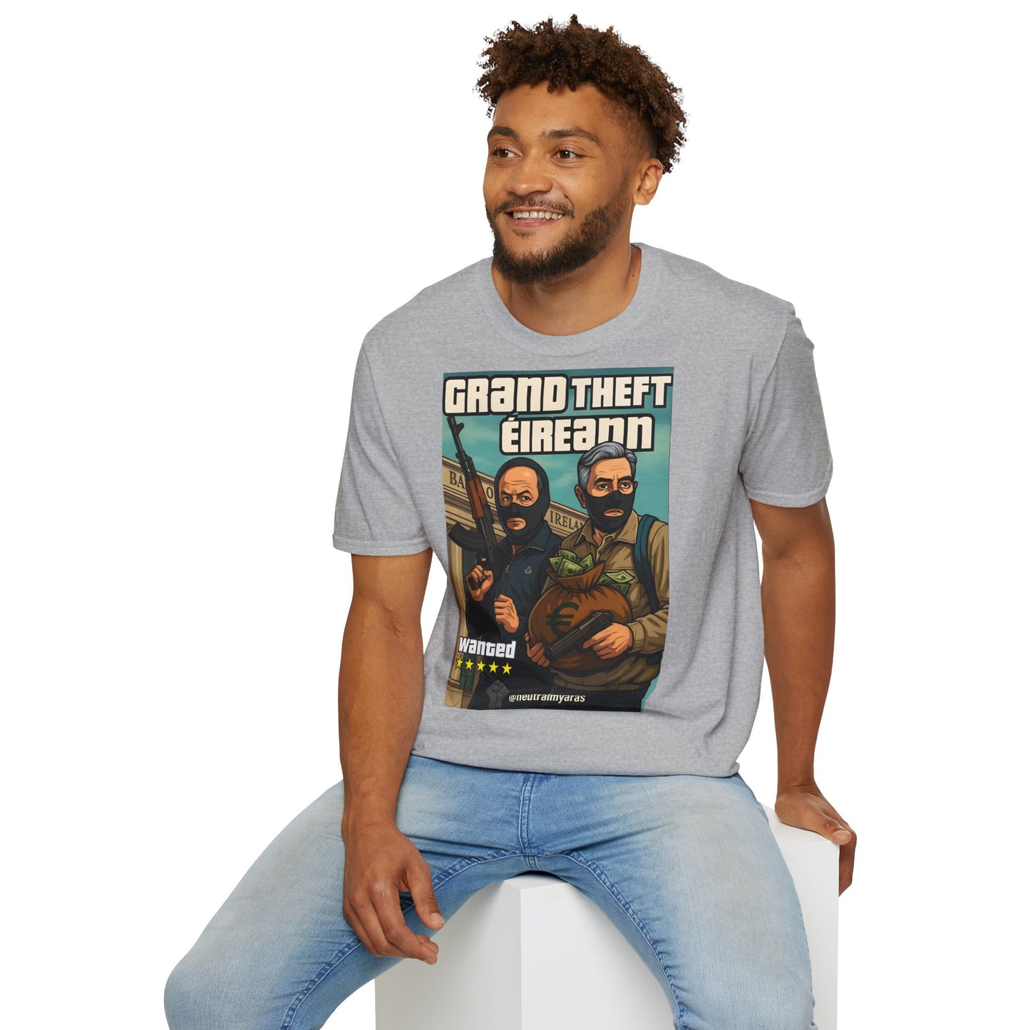 🔥 🚨 GRAND THEFT ÉIREANN 🚨 T-SHIRT ☘️