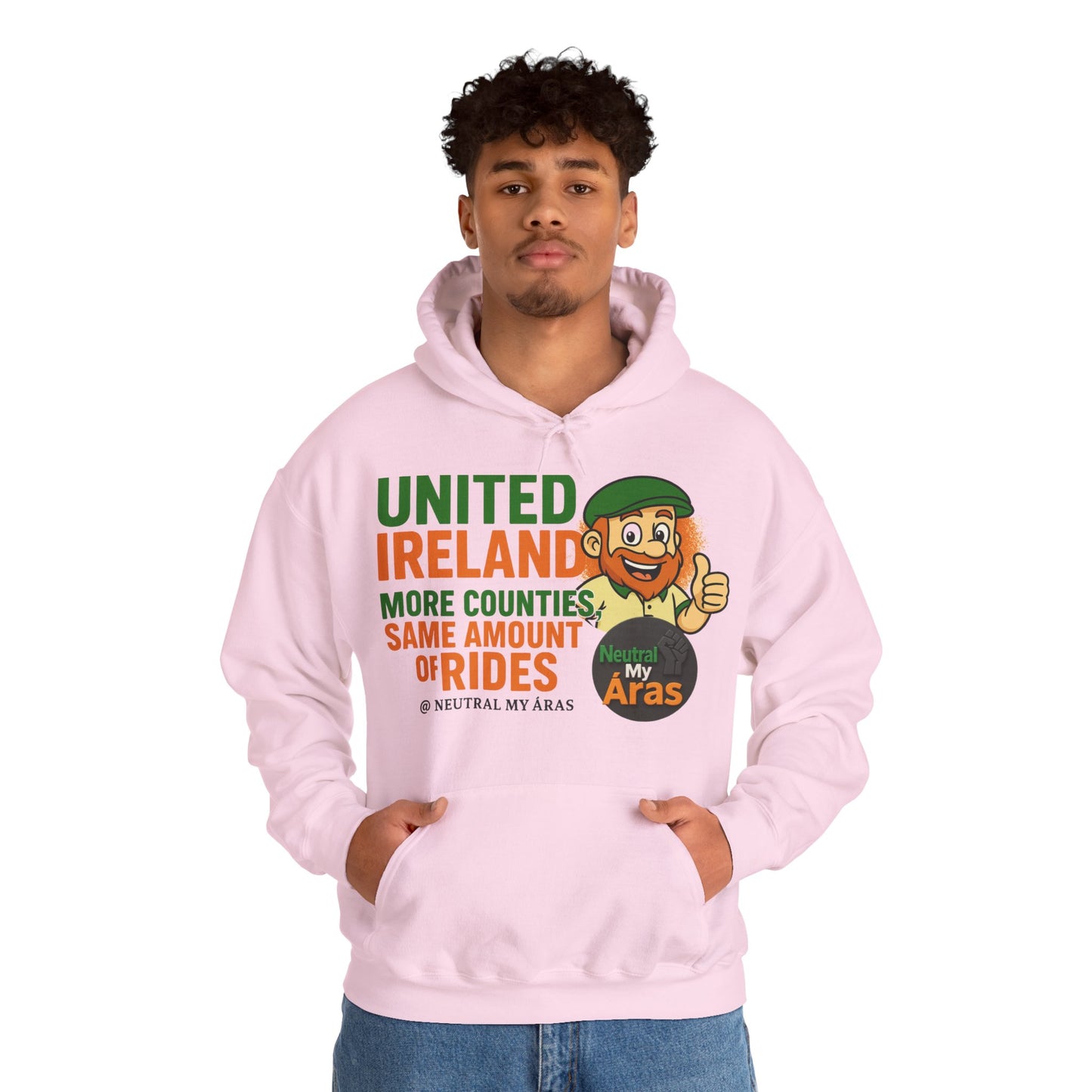 "UNITED IRELAND – MORE COUNTIES, SAME AMOUNT OF RIDES" – The Only Thing That’s Changing is the Territory - United Ireland Graphic Hoodie