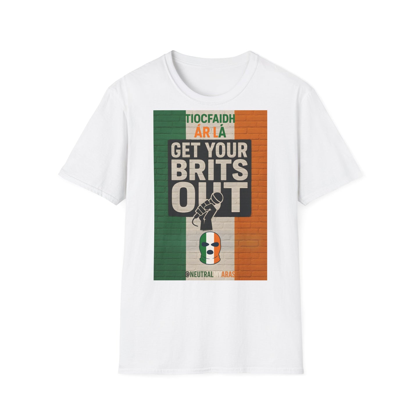 🔥 "GET YOUR BRITS OUT" Tiocfaidh Ár Lá T-shirt ☘️