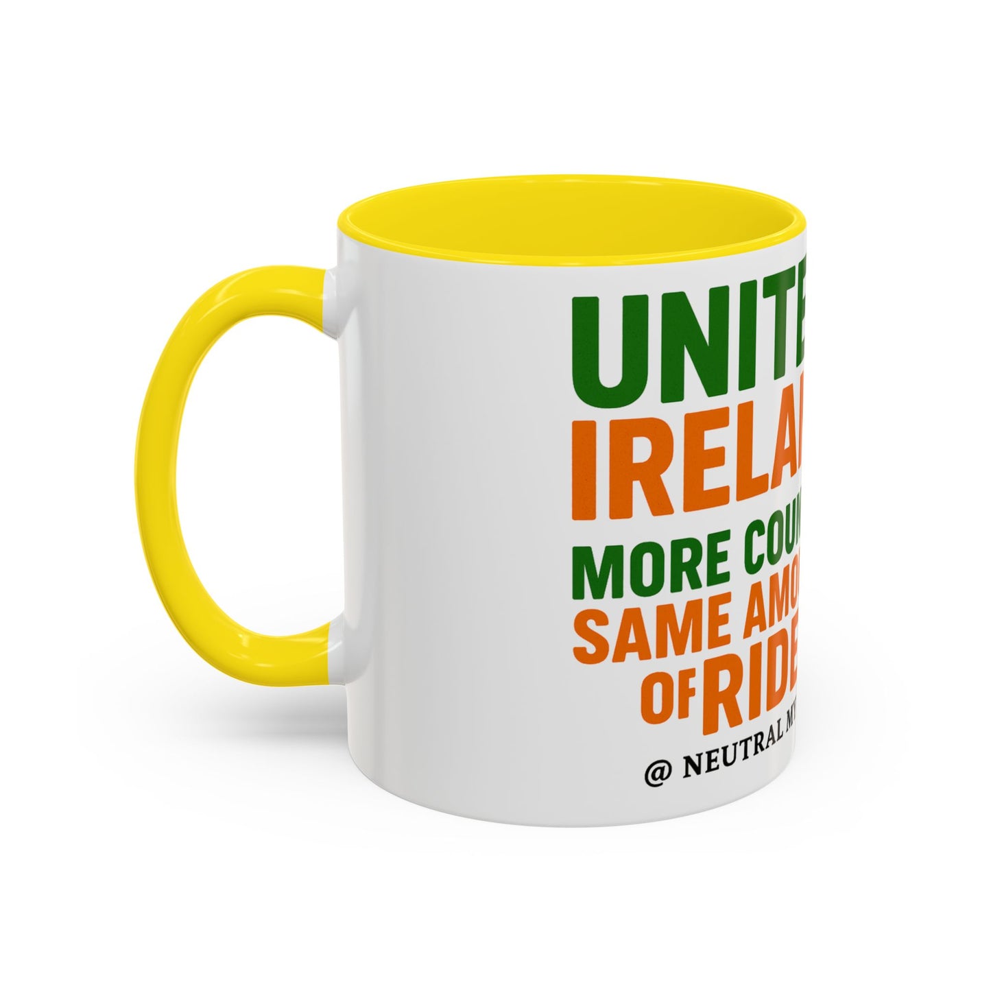 Copy of ☕ United Ireland Mug – "More Counties, Same Amount of Rides" Luck Of The Irish Coffee Mug, St. Patrick's Day Gift, Irish Pride Mug, Fun Irish Decor, Unique Coffee Cup