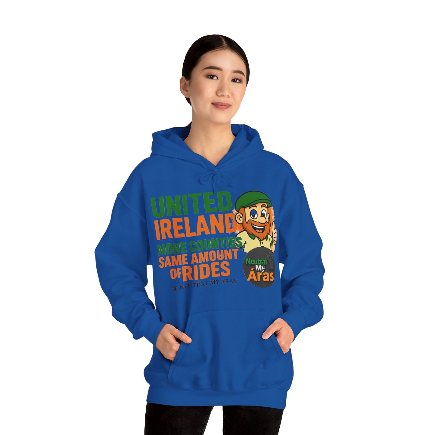 "UNITED IRELAND – MORE COUNTIES, SAME AMOUNT OF RIDES" – The Only Thing That’s Changing is the Territory - United Ireland Graphic Hoodie