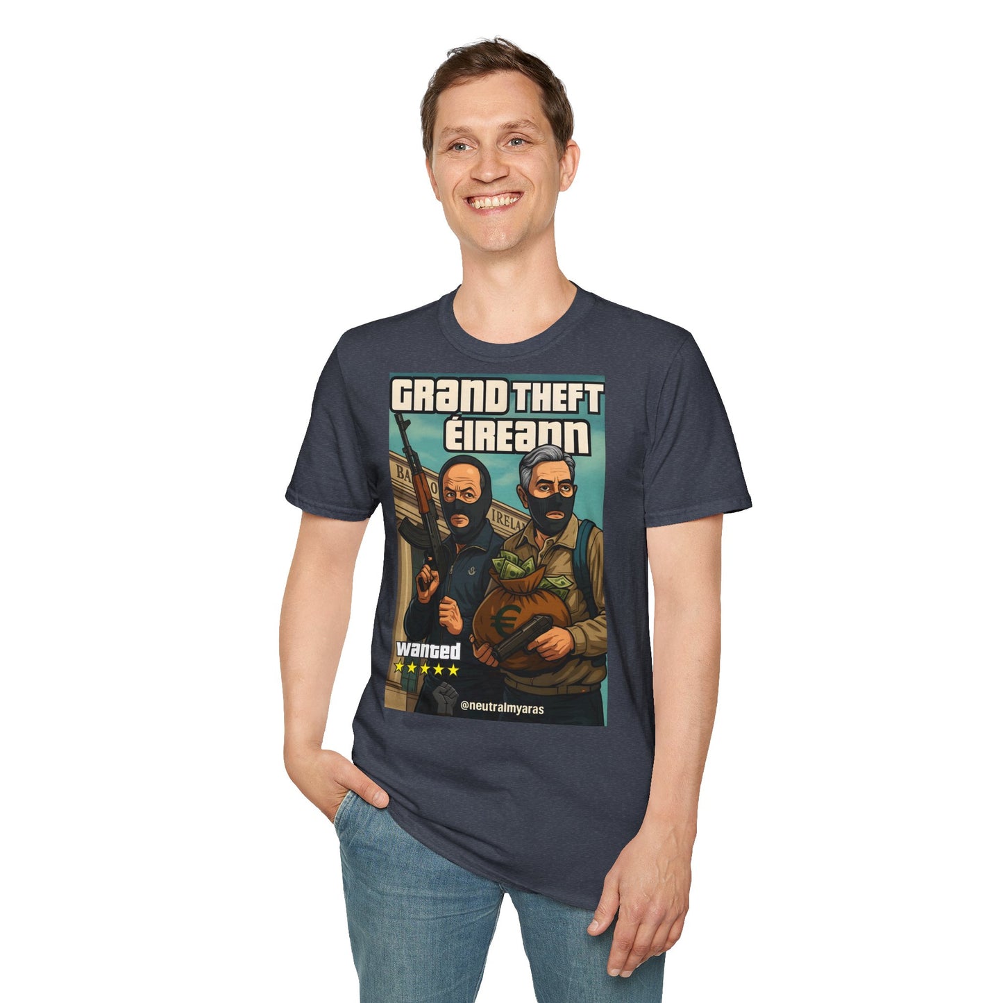 🔥 🚨 GRAND THEFT ÉIREANN 🚨 T-SHIRT ☘️