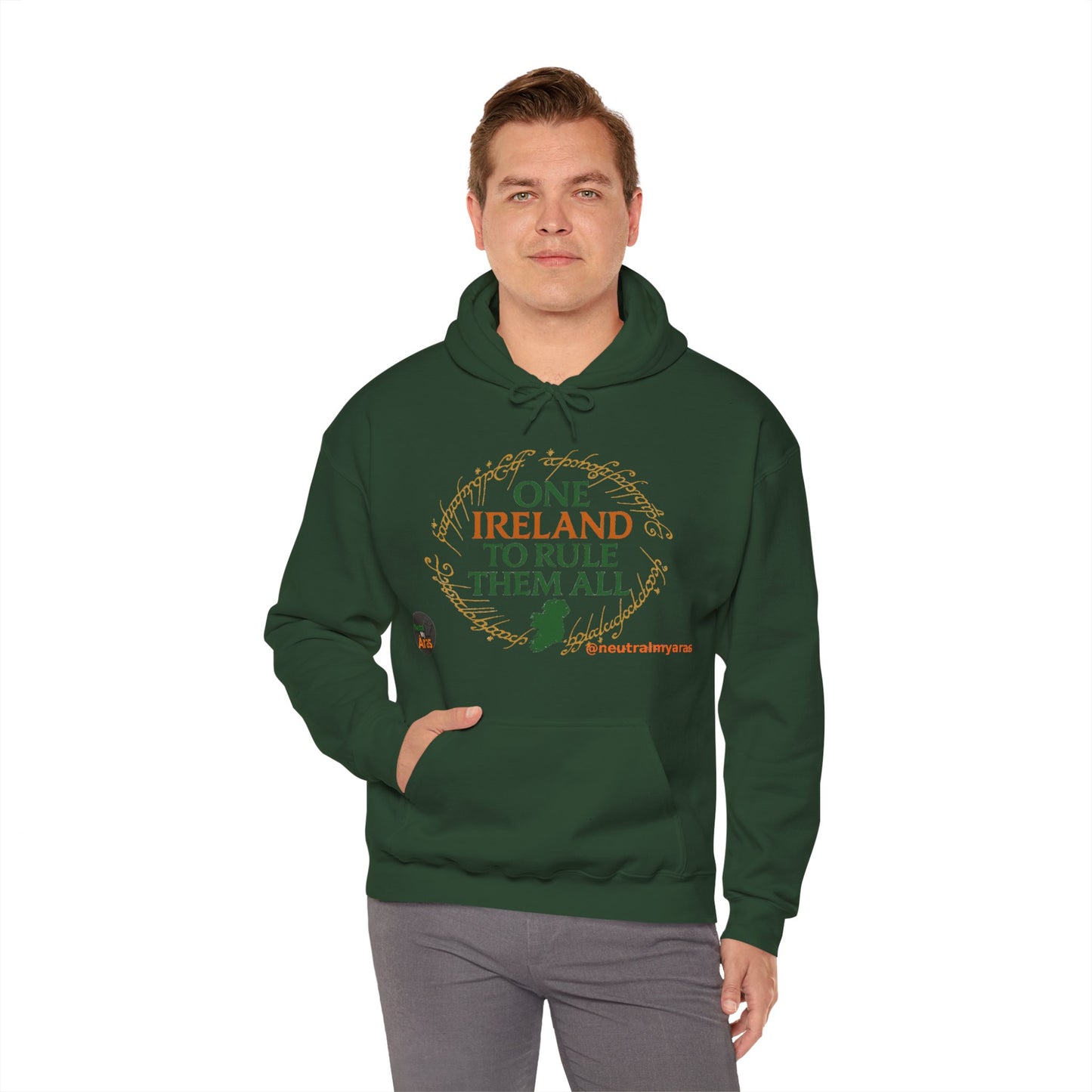 Hoodie "ONE IRELAND TO RULE THEM ALL" – Wear the Legend, Live the Dream