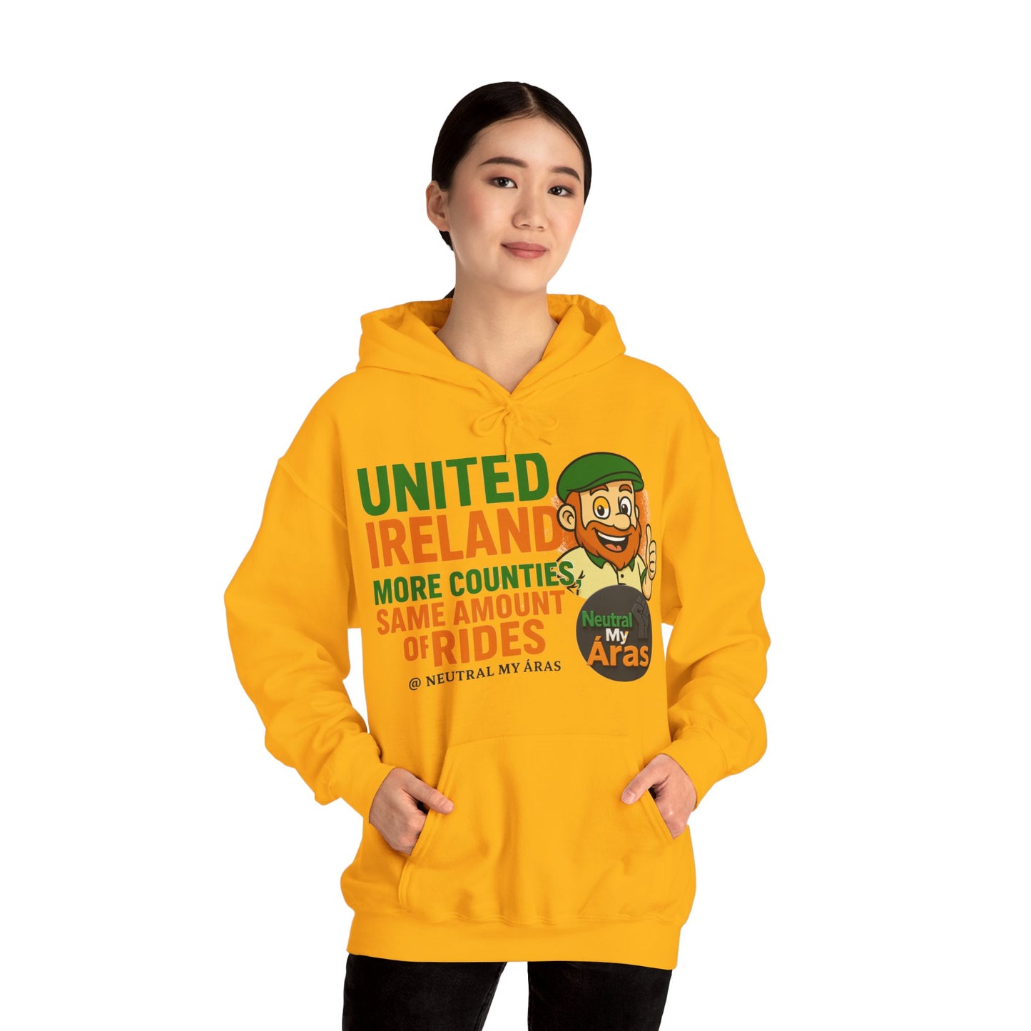 "UNITED IRELAND – MORE COUNTIES, SAME AMOUNT OF RIDES" – The Only Thing That’s Changing is the Territory - United Ireland Graphic Hoodie