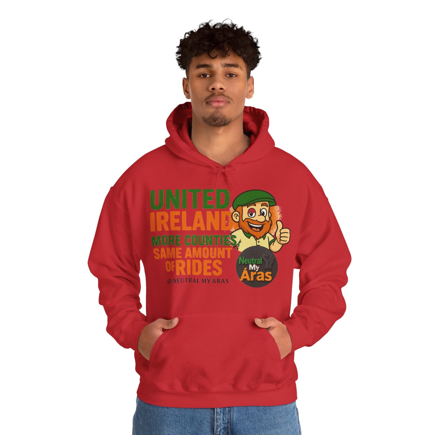 "UNITED IRELAND – MORE COUNTIES, SAME AMOUNT OF RIDES" – The Only Thing That’s Changing is the Territory - United Ireland Graphic Hoodie