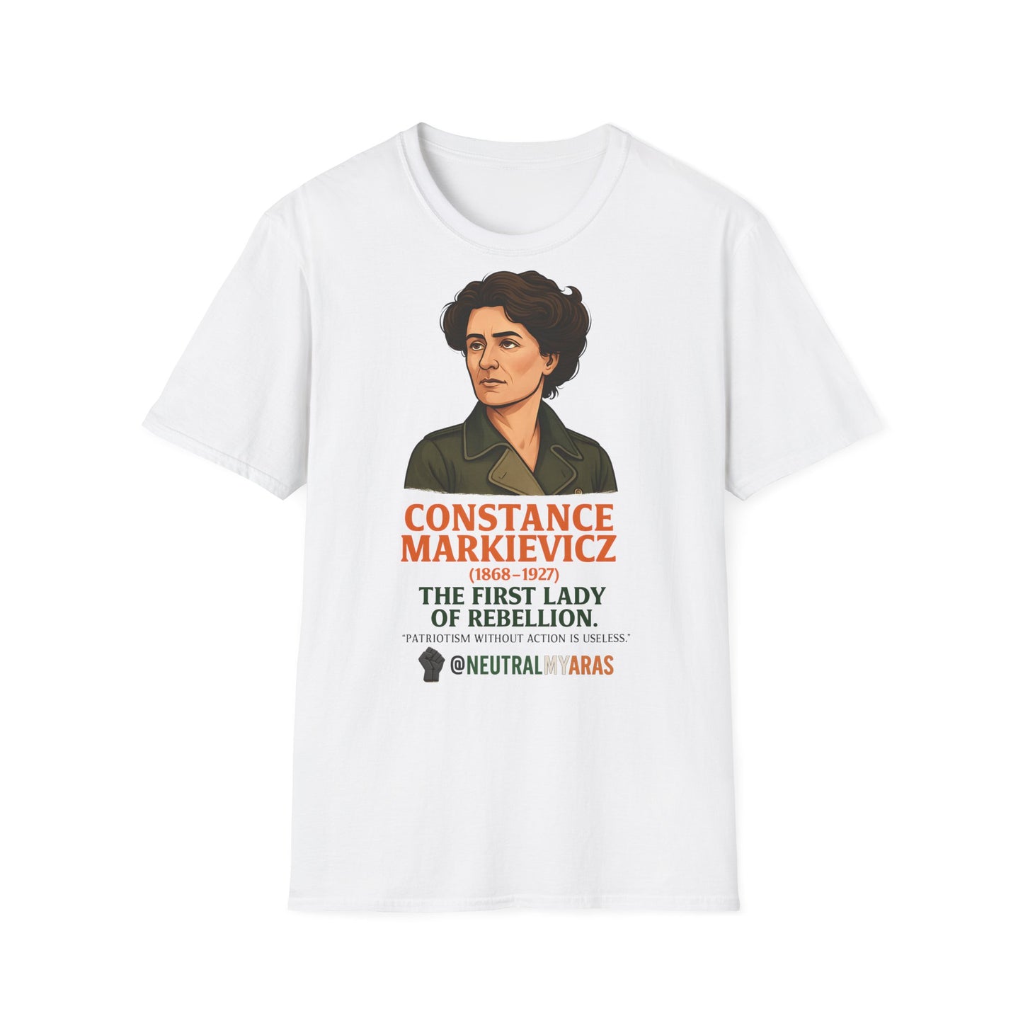 🇮🇪 Constance Markievicz T-Shirt – The First Lady of Rebellion 🇮🇪 Tee