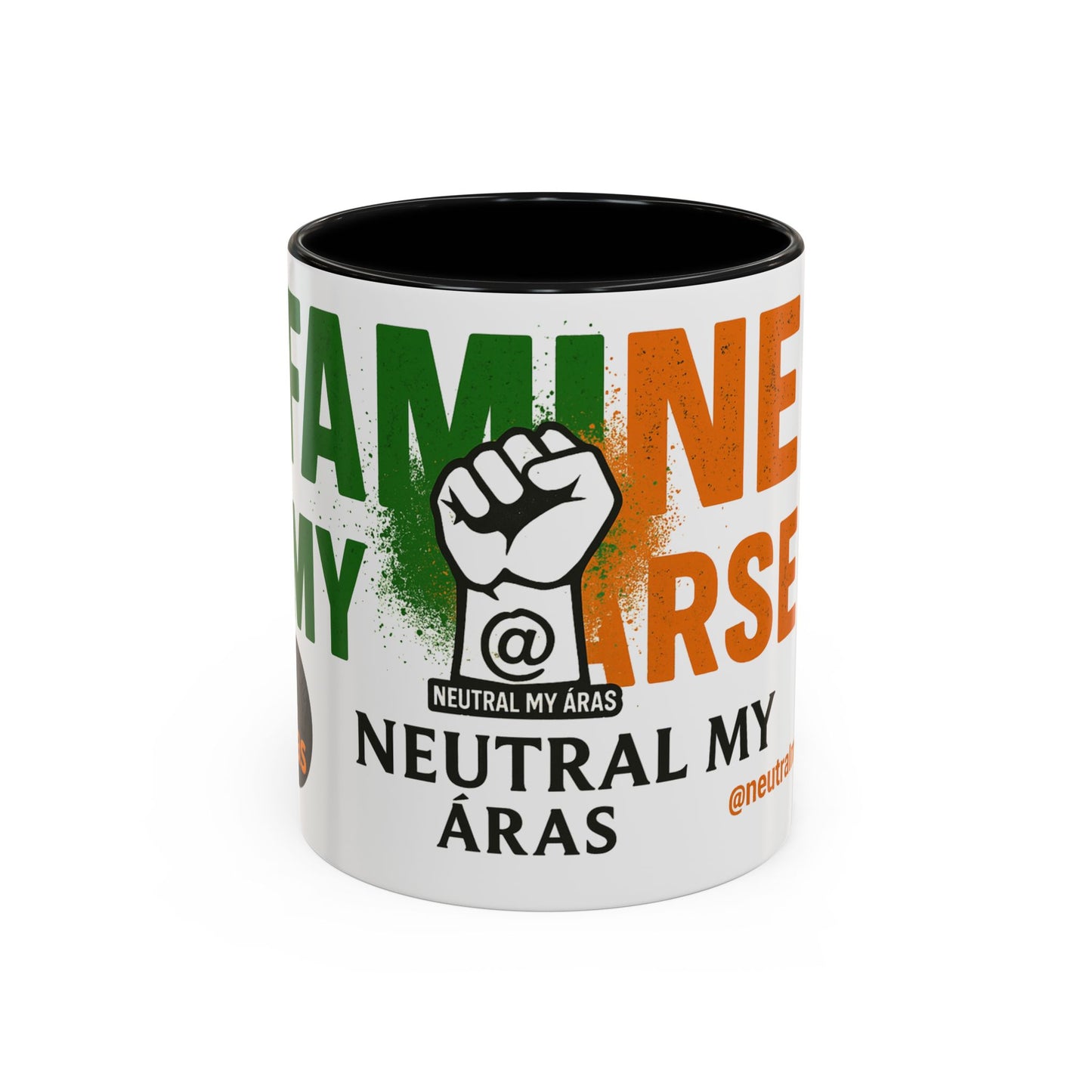 ☕ FAMINE MY ARSE – Tea/Coffee Mug