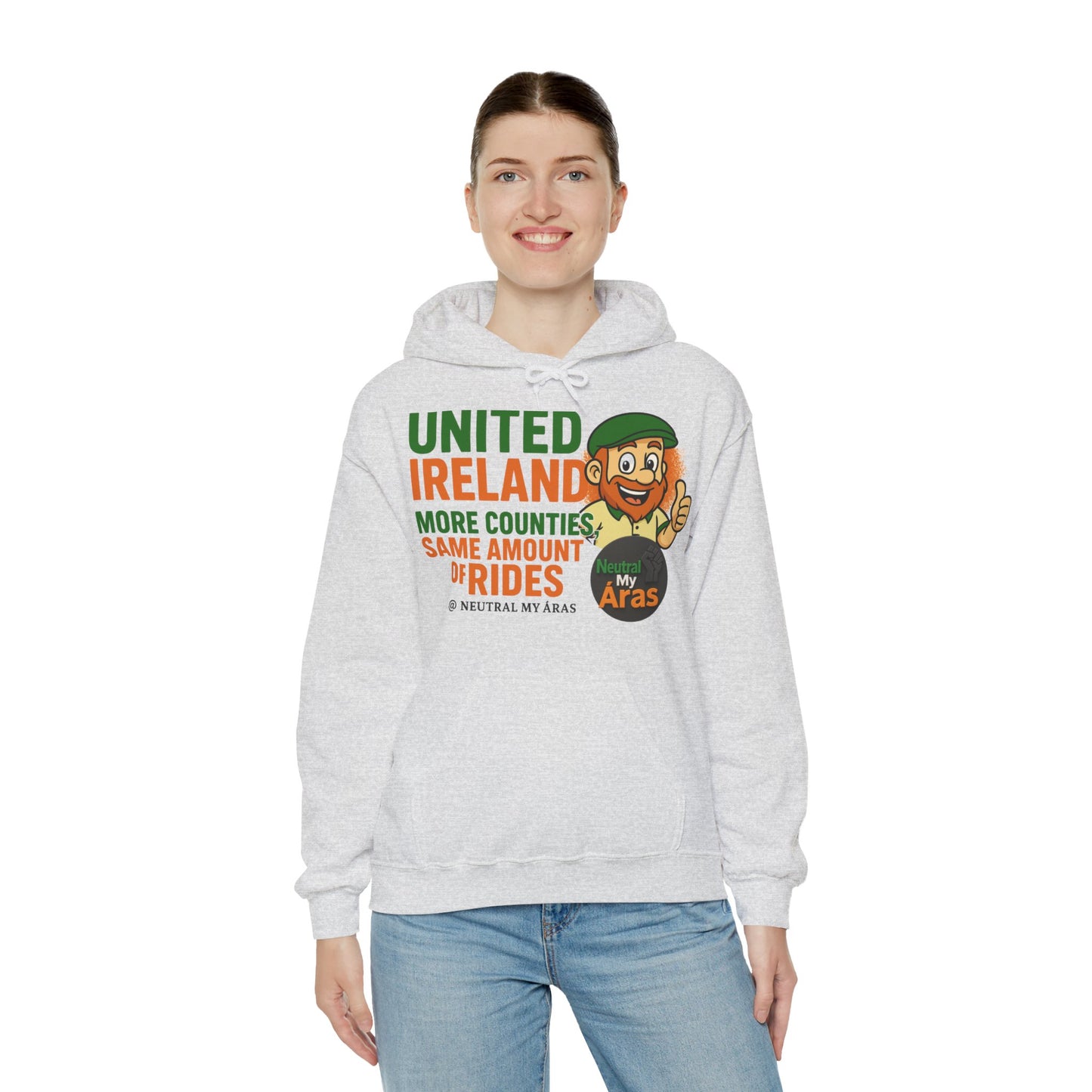 "UNITED IRELAND – MORE COUNTIES, SAME AMOUNT OF RIDES" – The Only Thing That’s Changing is the Territory - United Ireland Graphic Hoodie