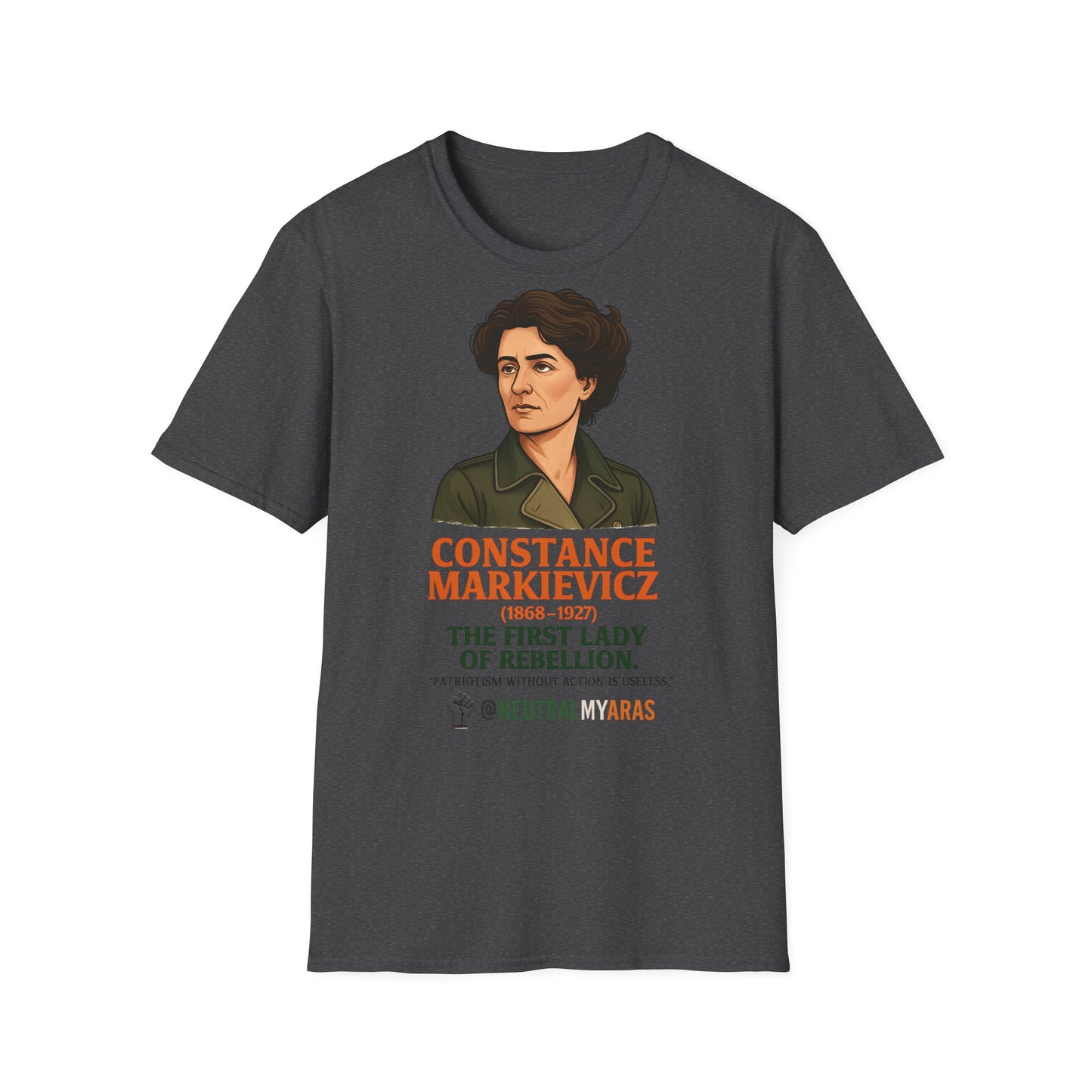 🇮🇪 Constance Markievicz T-Shirt – The First Lady of Rebellion 🇮🇪 Tee