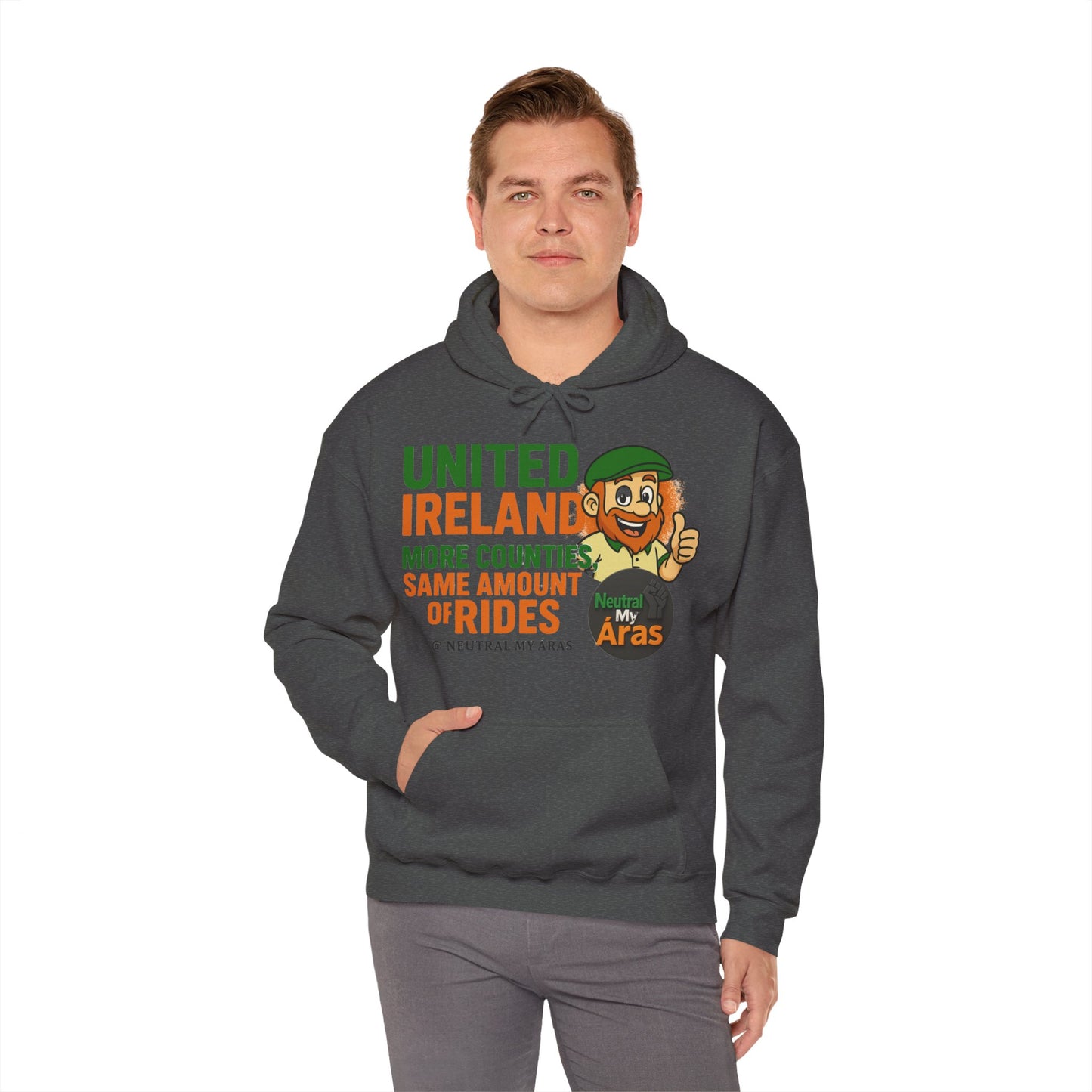 "UNITED IRELAND – MORE COUNTIES, SAME AMOUNT OF RIDES" – The Only Thing That’s Changing is the Territory - United Ireland Graphic Hoodie