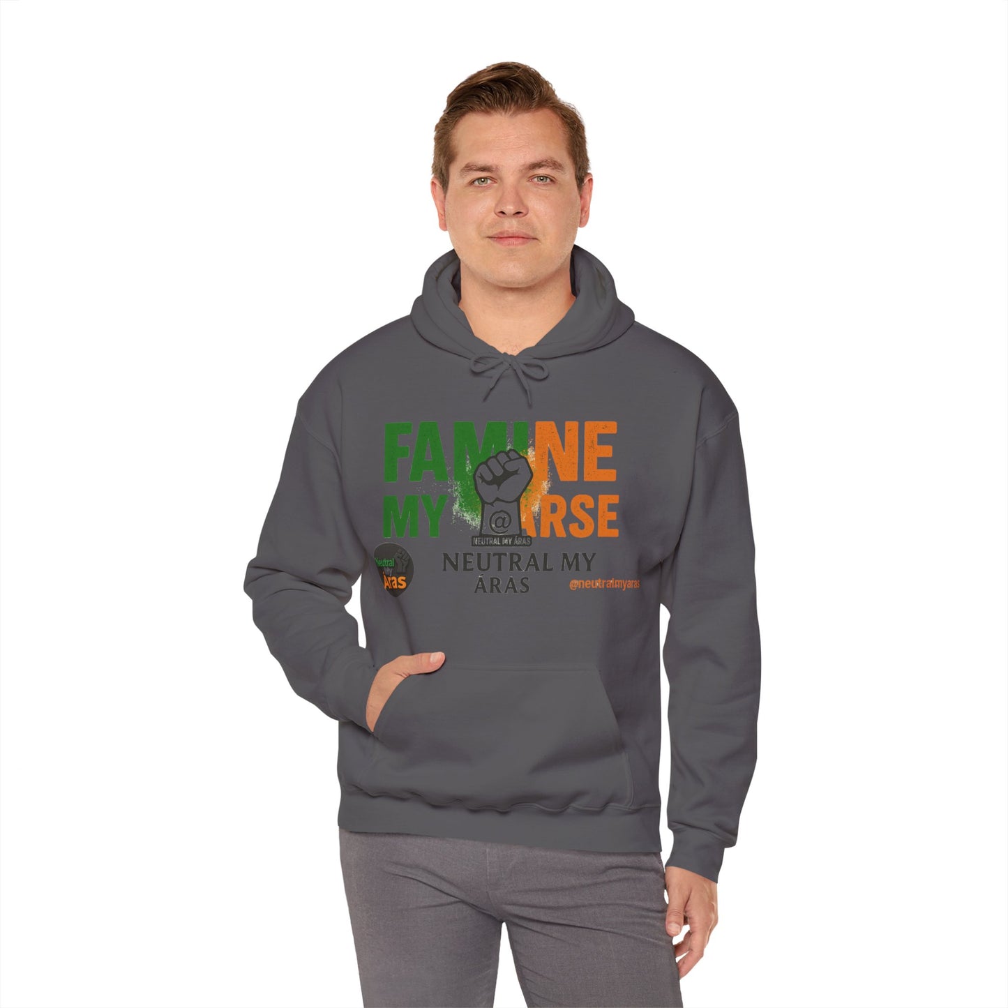 "FAMINE MY ARSE" – The Hoodie That Speaks Truth, and a Bit of Cheek