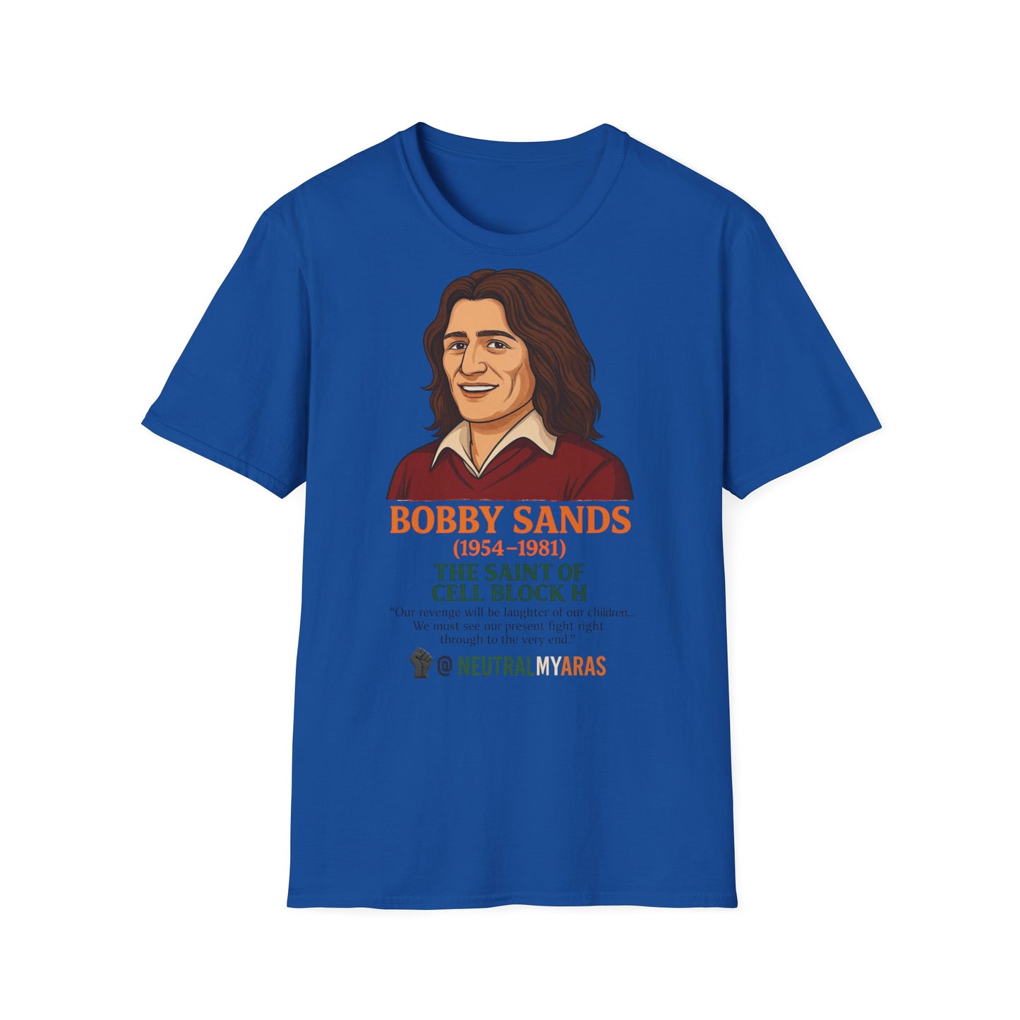 🟧 Bobby Sands – The Saint of Cell Block H T-Shirt ☘️