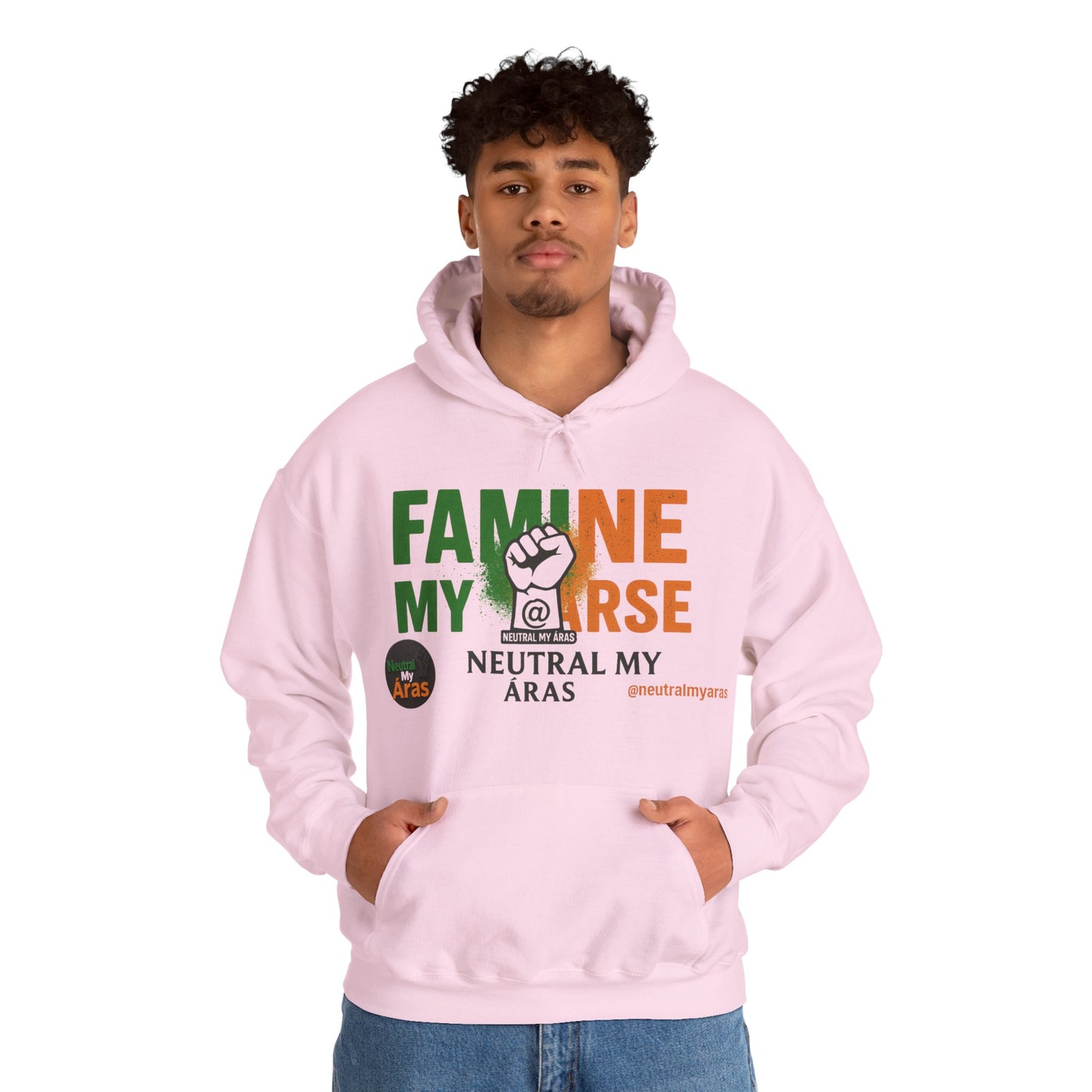 "FAMINE MY ARSE" – The Hoodie That Speaks Truth, and a Bit of Cheek