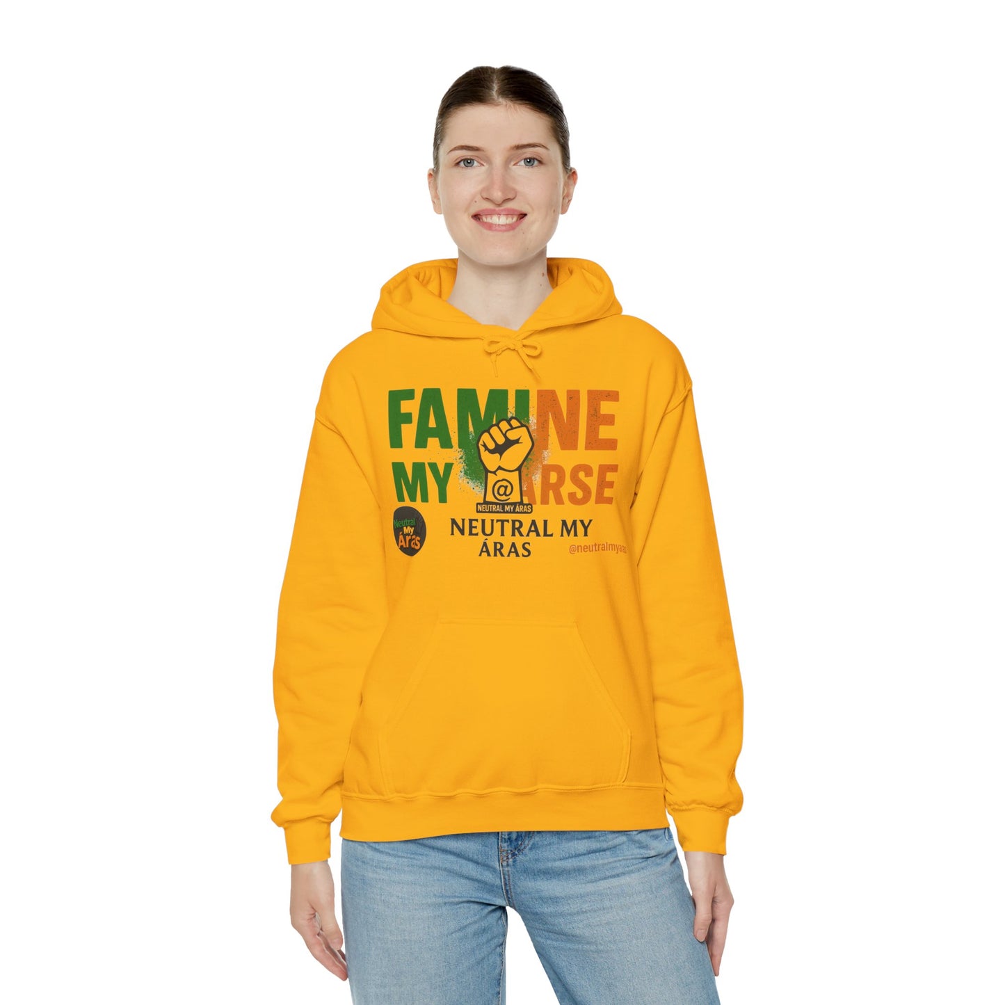 "FAMINE MY ARSE" – The Hoodie That Speaks Truth, and a Bit of Cheek