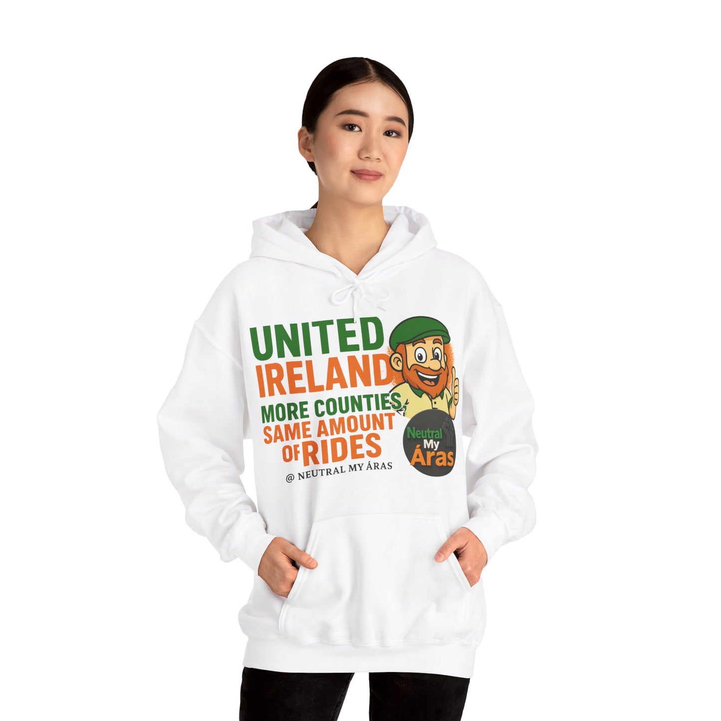 "UNITED IRELAND – MORE COUNTIES, SAME AMOUNT OF RIDES" – The Only Thing That’s Changing is the Territory - United Ireland Graphic Hoodie