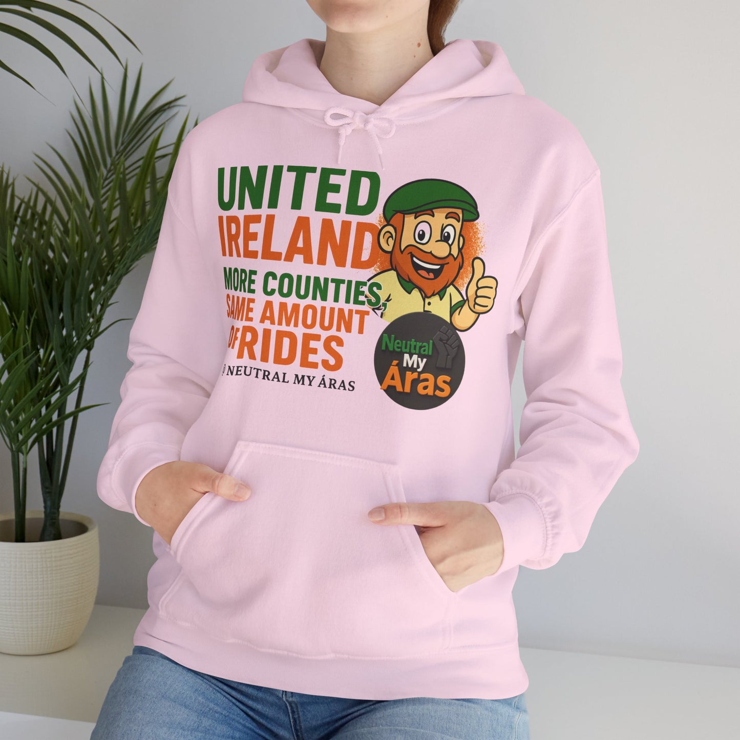 "UNITED IRELAND – MORE COUNTIES, SAME AMOUNT OF RIDES" – The Only Thing That’s Changing is the Territory - United Ireland Graphic Hoodie