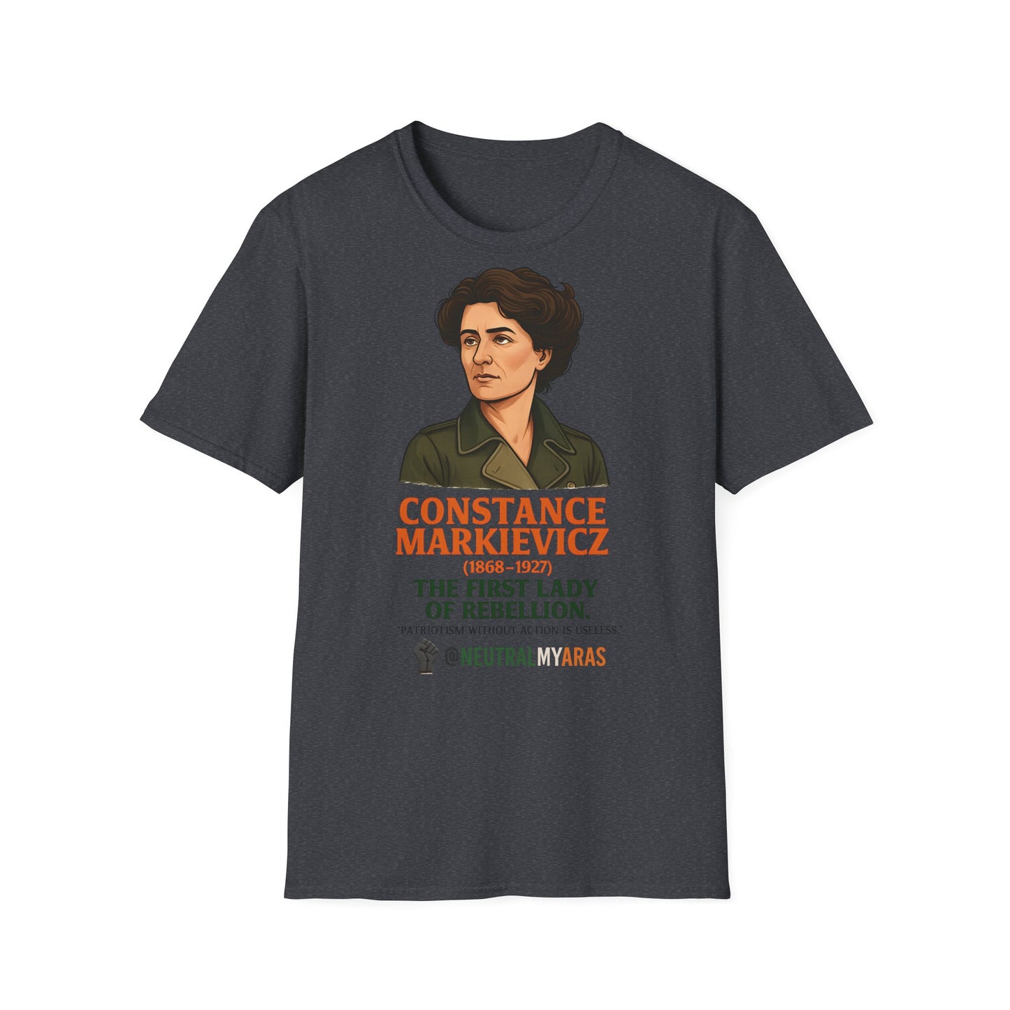 🇮🇪 Constance Markievicz T-Shirt – The First Lady of Rebellion 🇮🇪 Tee
