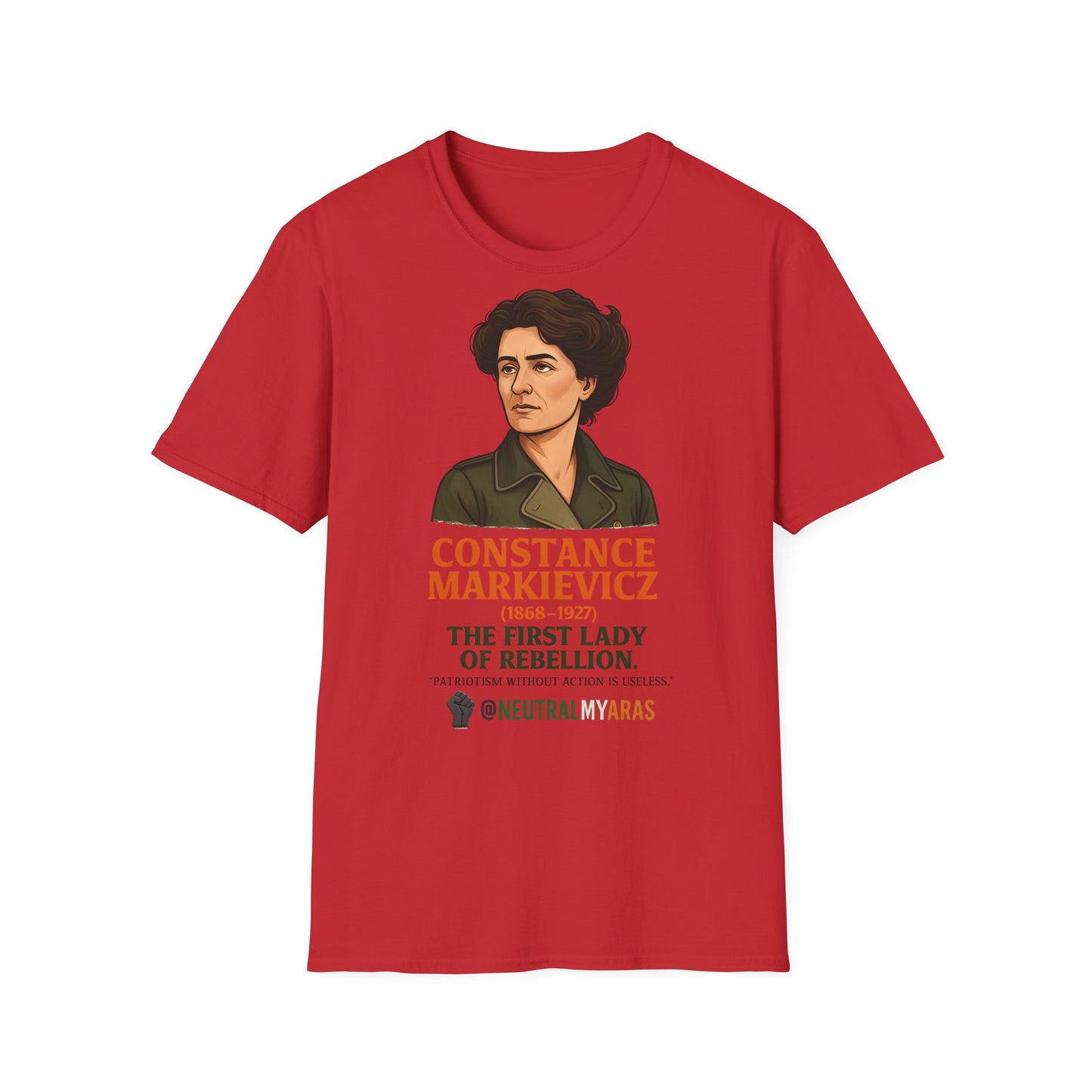 🇮🇪 Constance Markievicz T-Shirt – The First Lady of Rebellion 🇮🇪 Tee