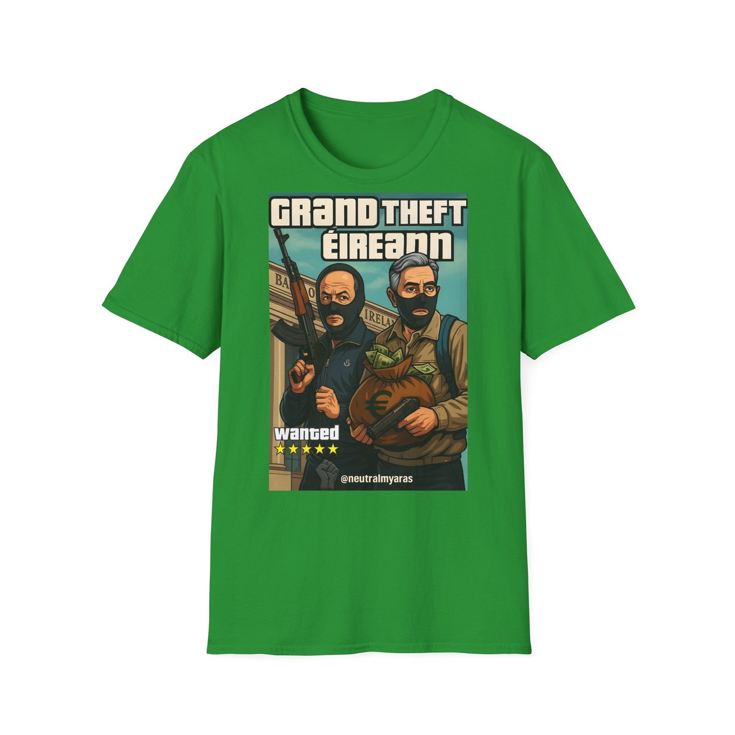 🔥 🚨 GRAND THEFT ÉIREANN 🚨 T-SHIRT ☘️