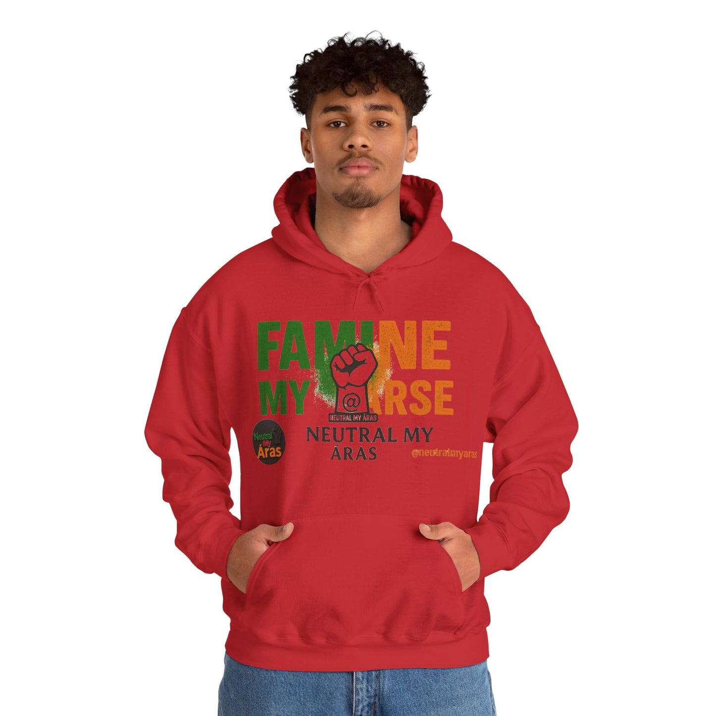 "FAMINE MY ARSE" – The Hoodie That Speaks Truth, and a Bit of Cheek