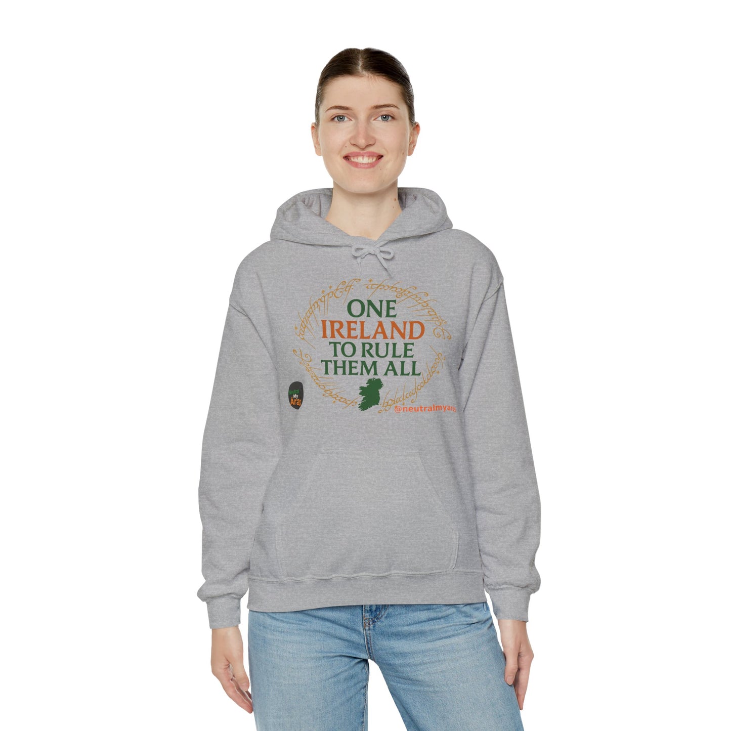 Hoodie "ONE IRELAND TO RULE THEM ALL" – Wear the Legend, Live the Dream